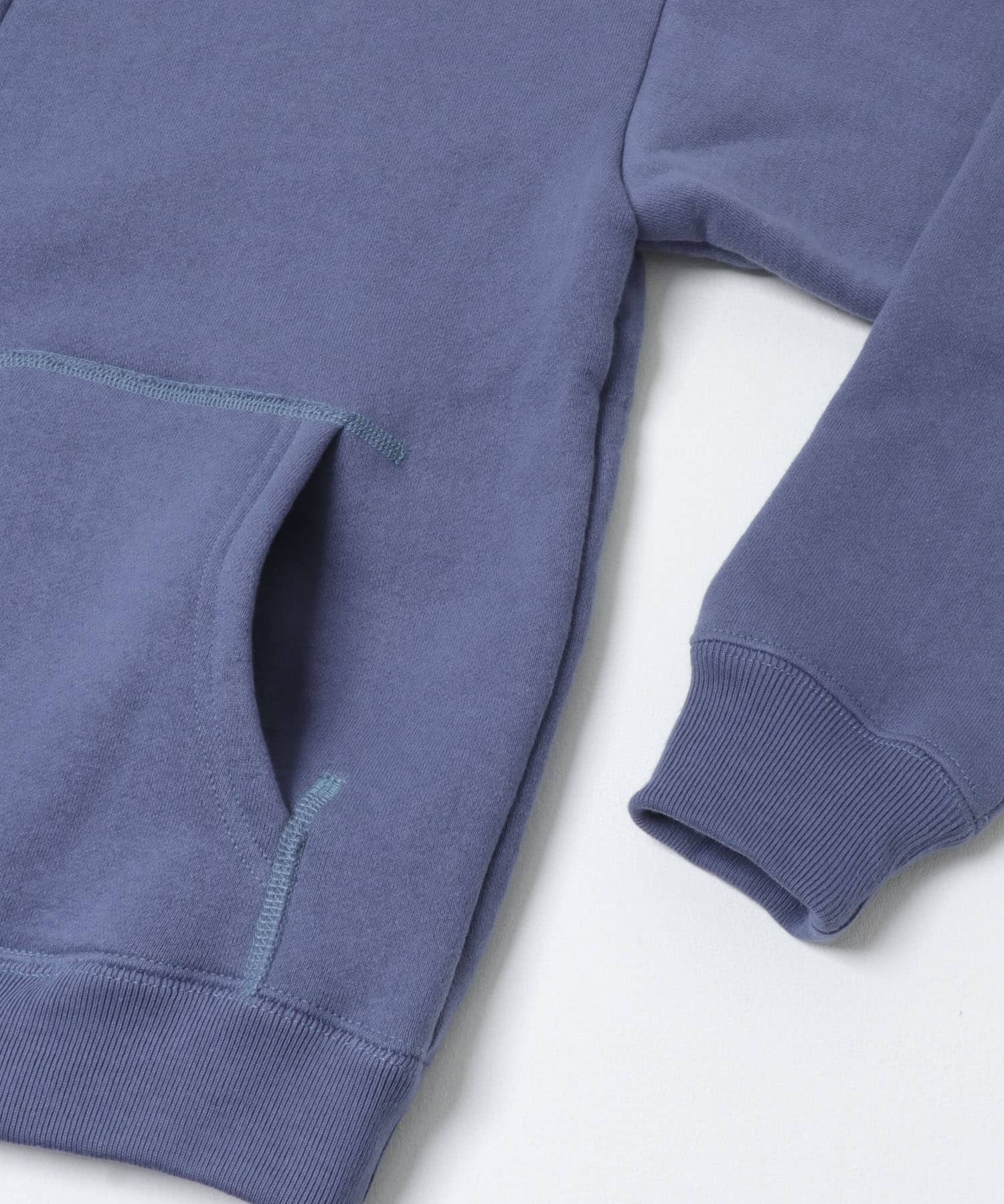 YOUNG&OLSEN　GOOD OLD SWEAT ZIP PARKA VTG BLUE 4