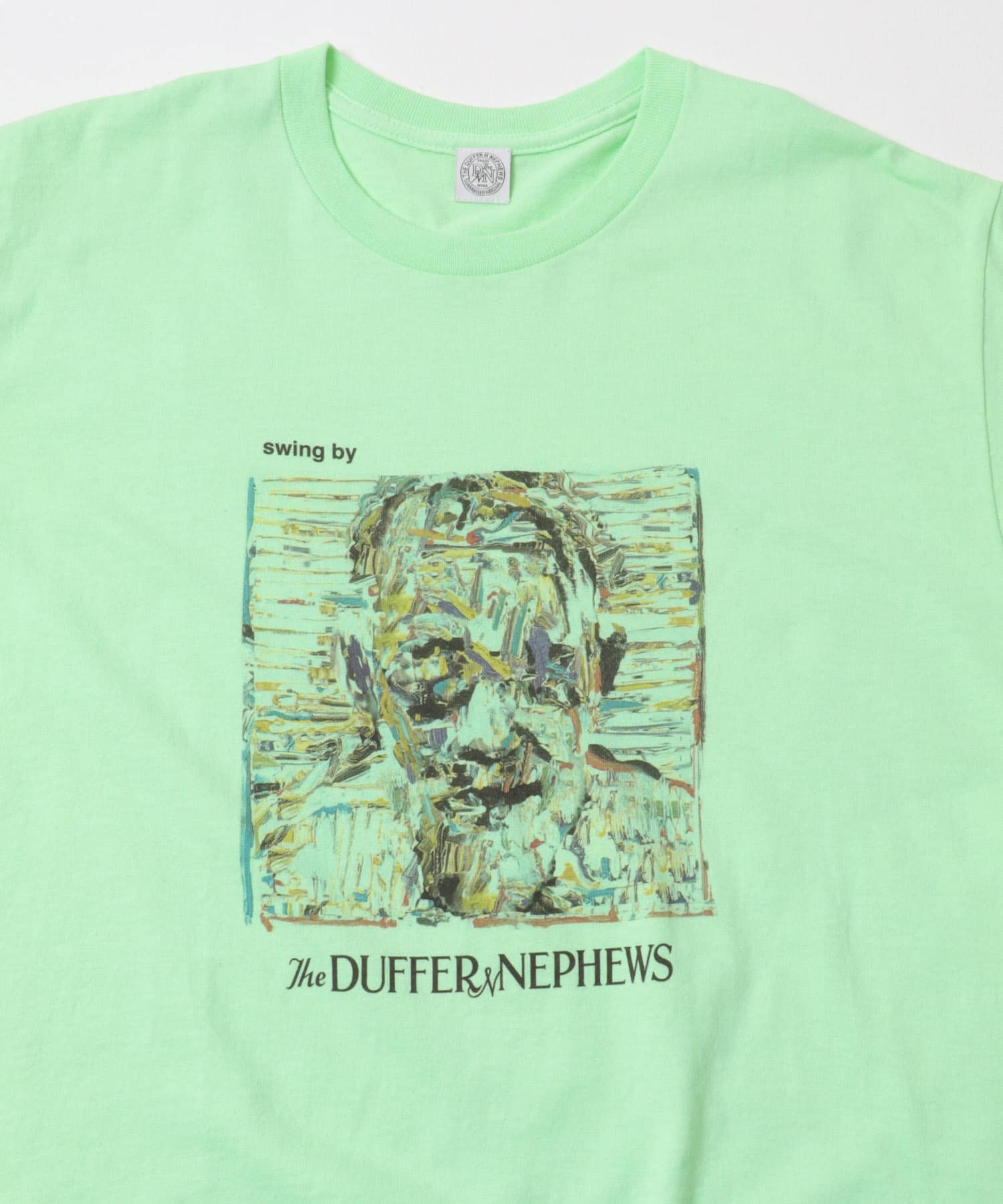 The DUFFER N NEPHEWS　SHORT-SLEEVE PRINT-T-SHIRTS swing by MINT M