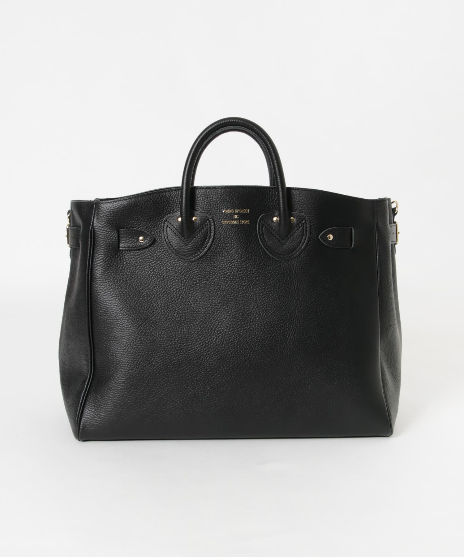 YOUNG&OLSEN The DRYGOODS STORE　EMBOSSED LEATHER BELTED M