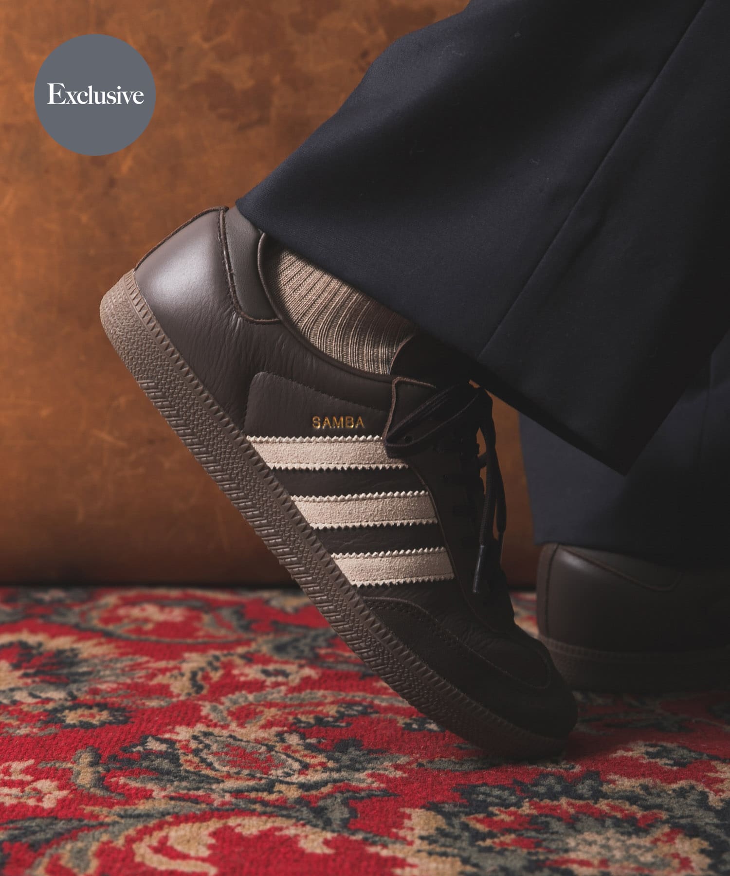 『26-31サイズ』『別注』adidas×UR　SAMBA OG D.BROWN 26