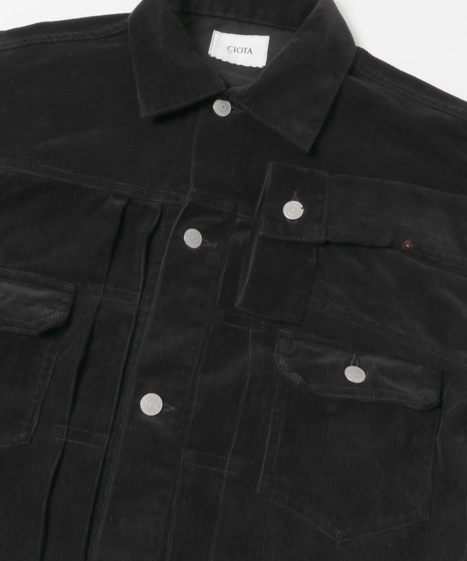 CIOTA　Corduroy Jacket Black 44