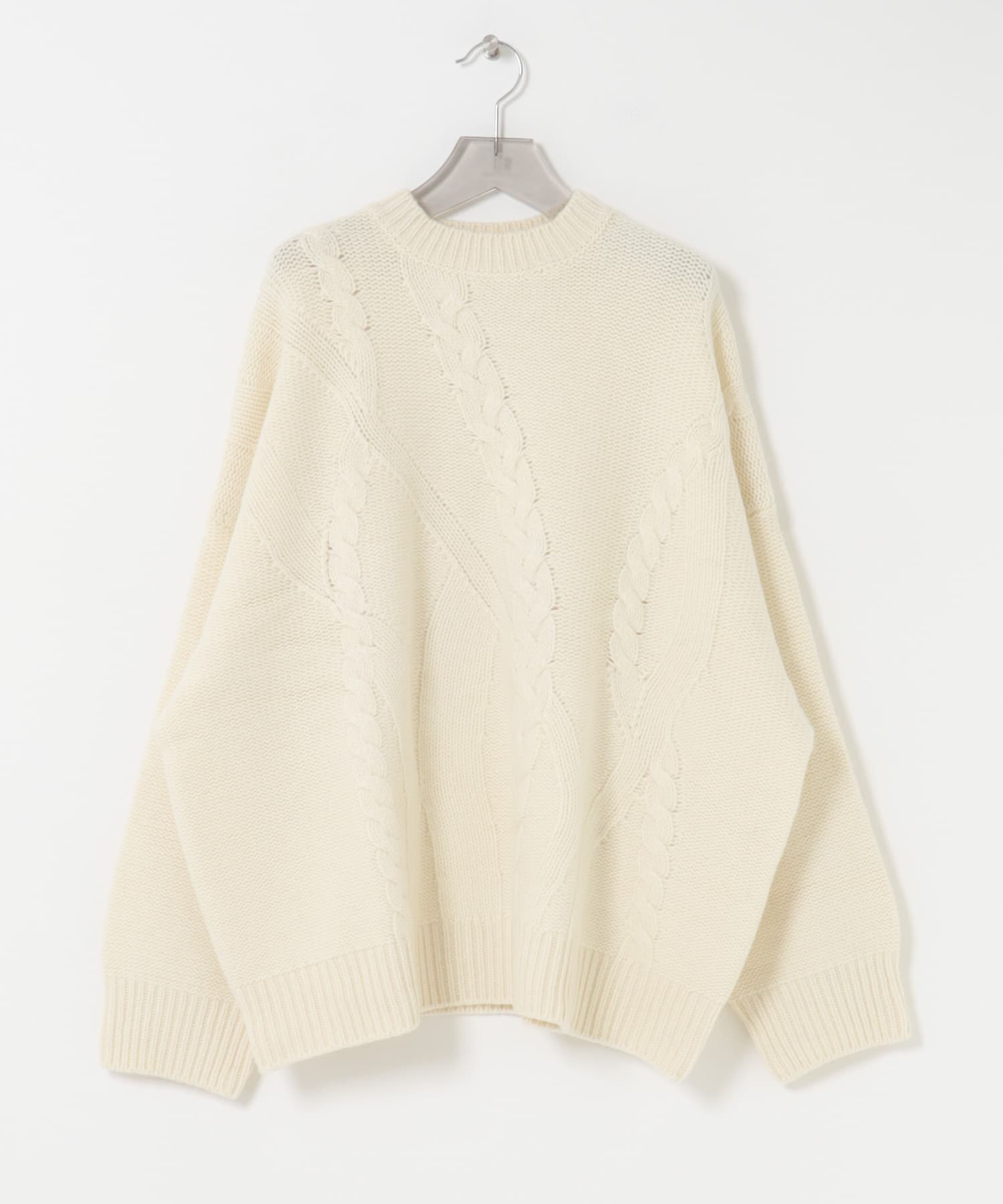SEEALL　CREW NECK SWEATER