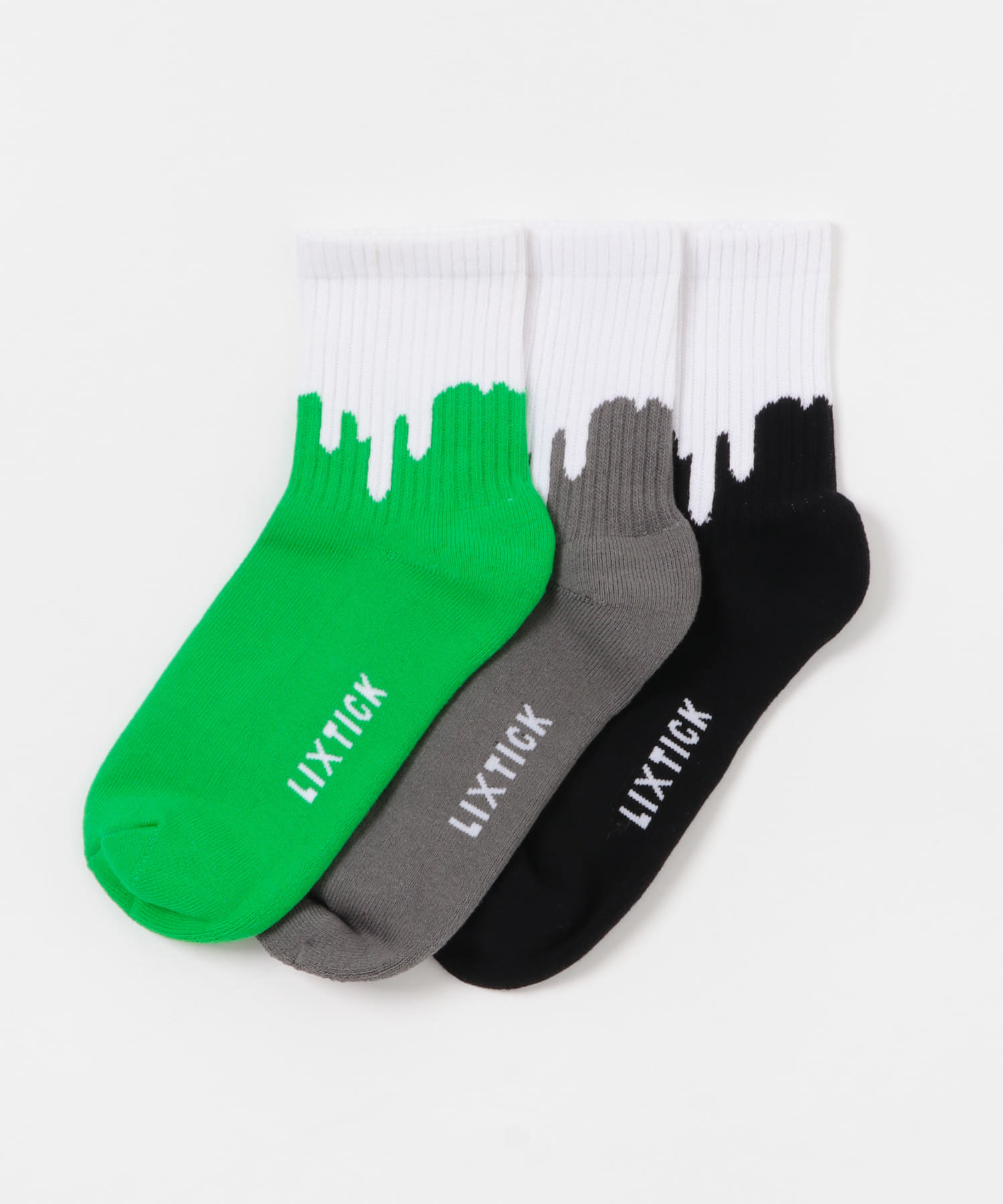 LIXTICK　LIXTICK DRIP SOCKS 3PACK