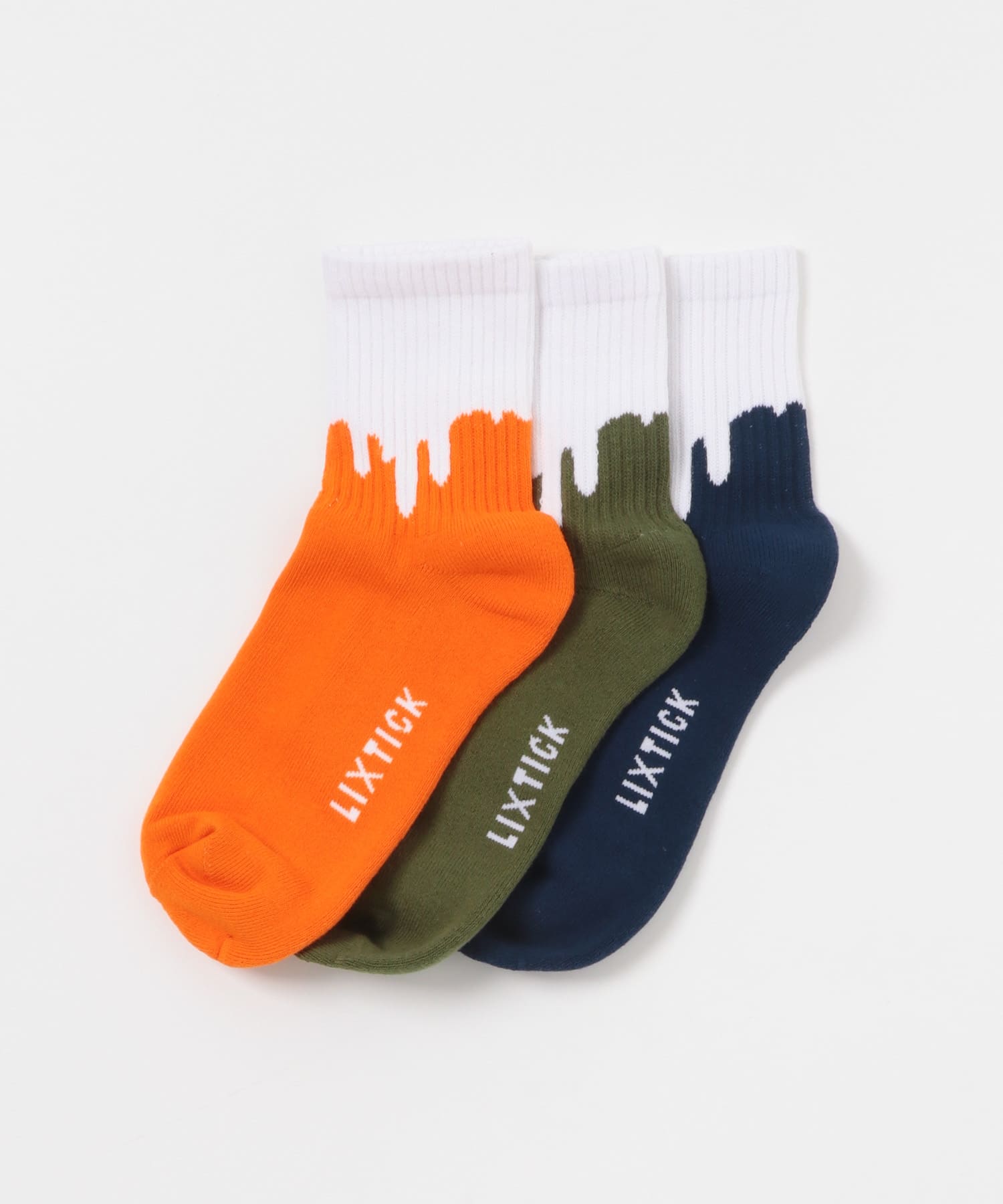 LIXTICK　LIXTICK DRIP SOCKS 3PACK