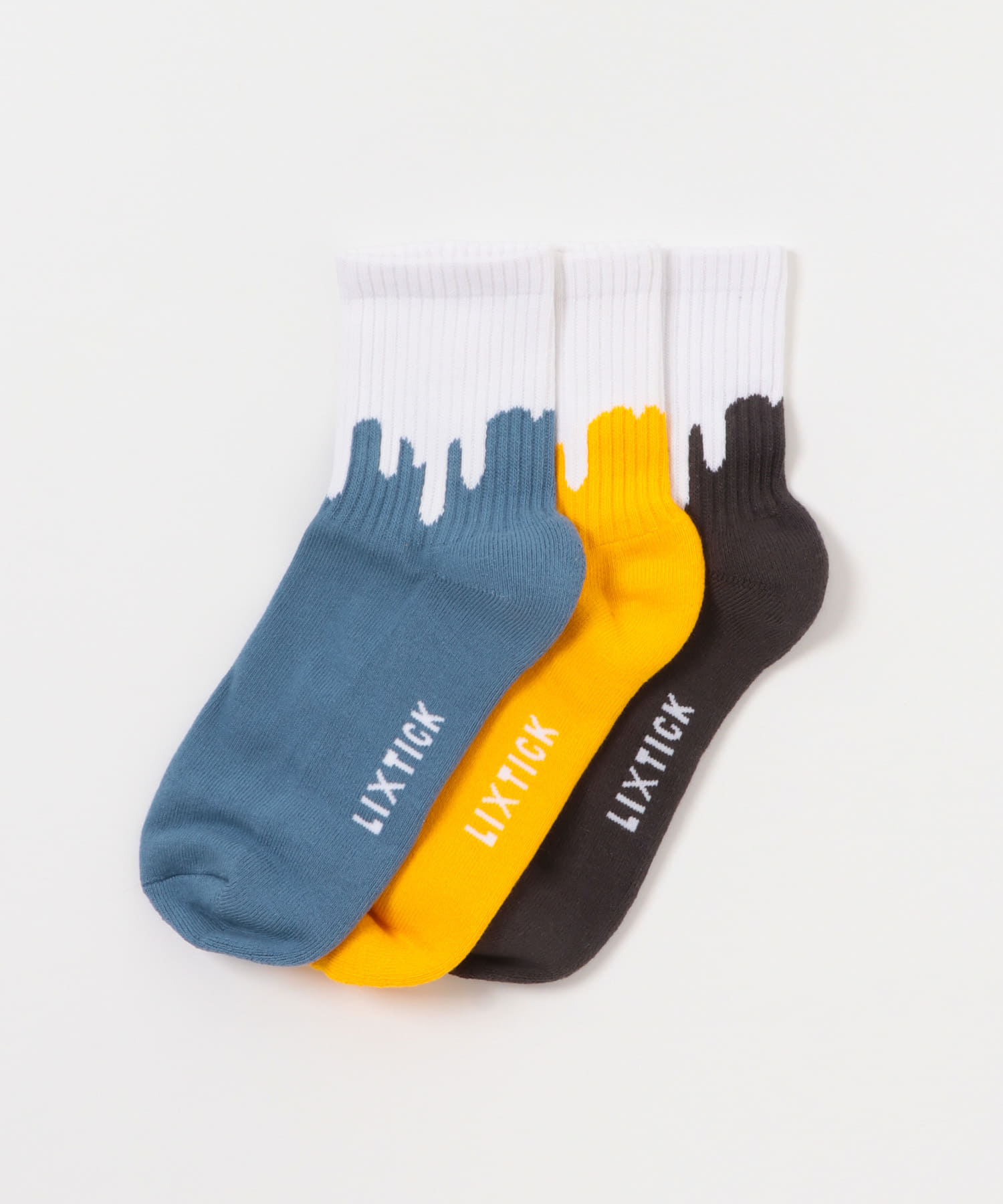 LIXTICK　LIXTICK DRIP SOCKS 3PACK