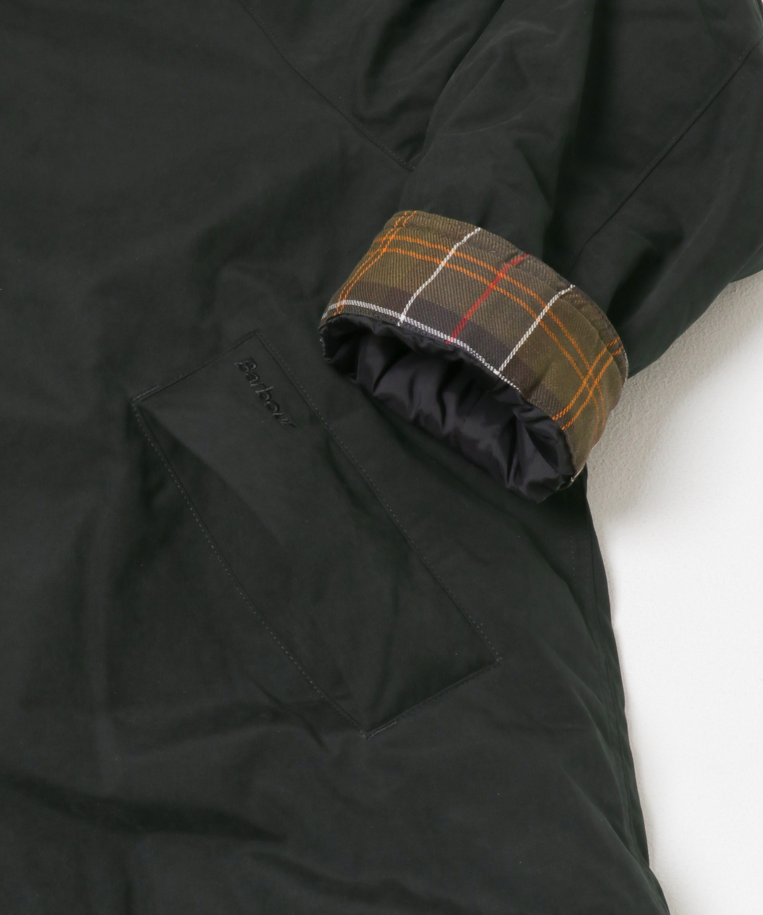 Barbour　padded transport jacket Black 36