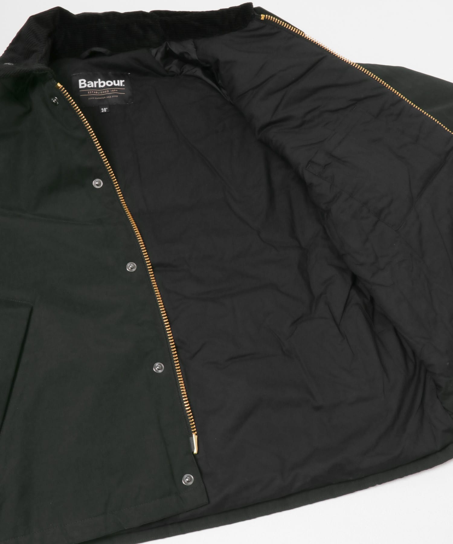 Barbour padded transport jacket(36 Black): アウター｜URBAN