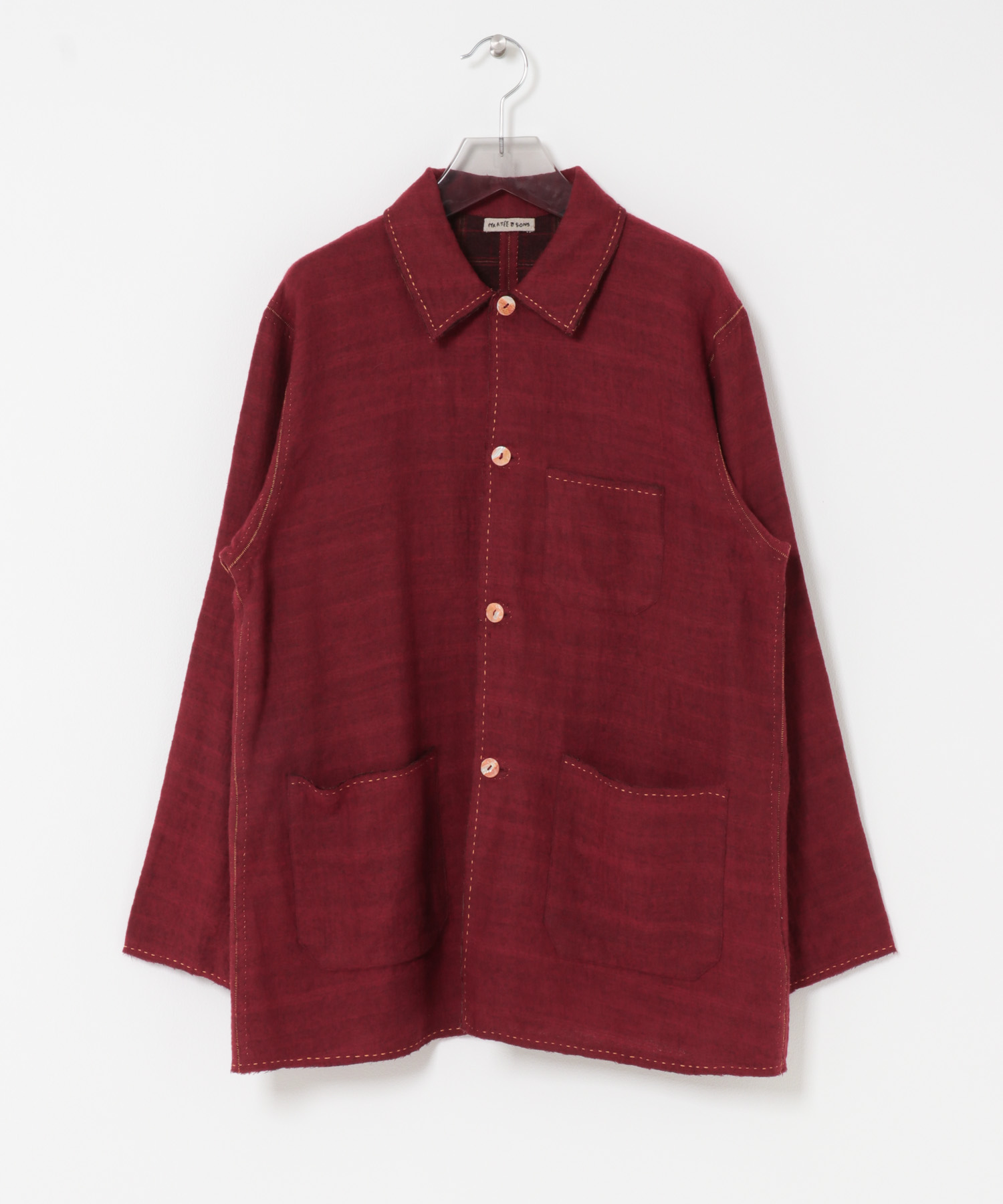 MAATEE&SONS　GUPTA WOOL WFACE COVERALL