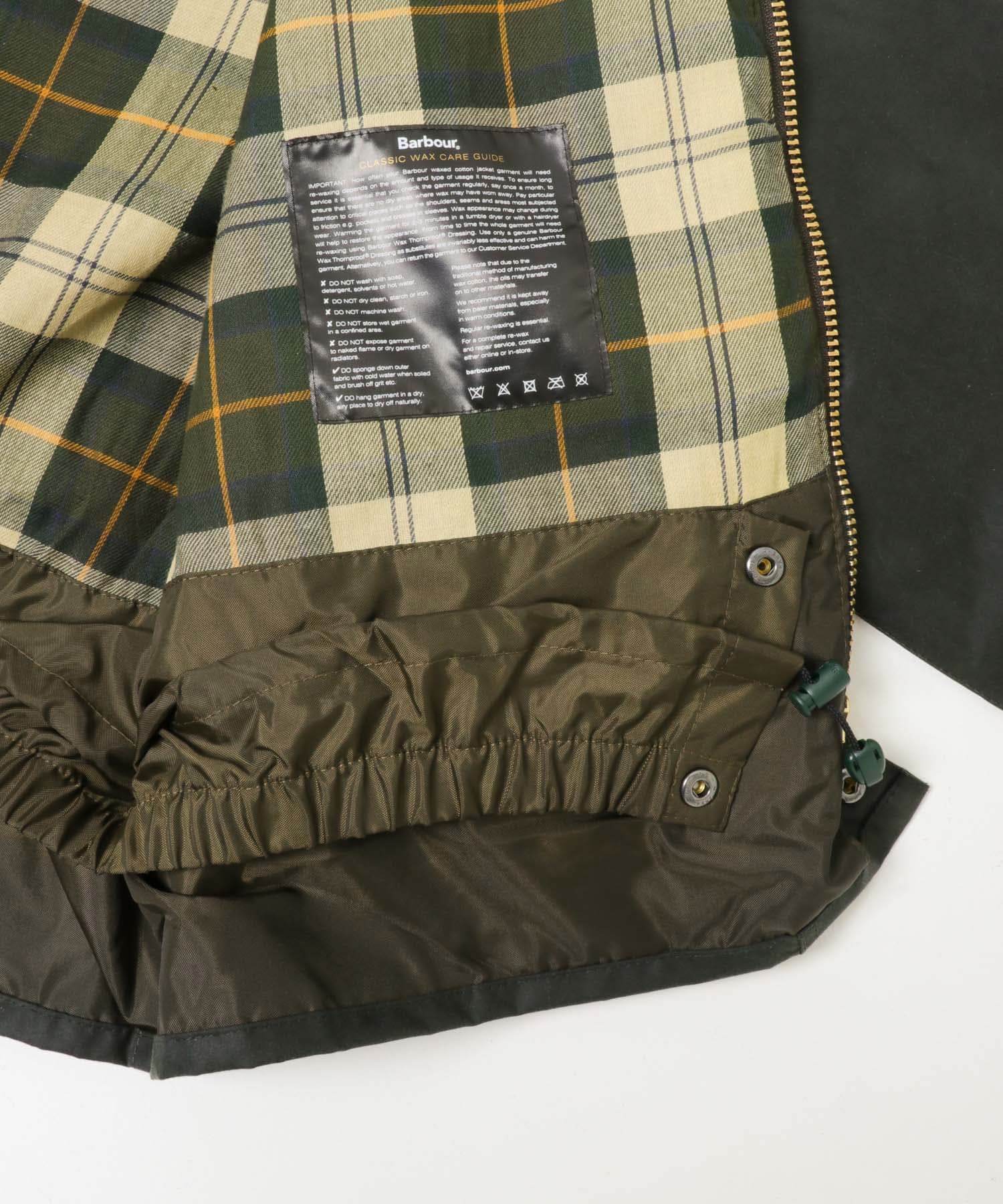 Barbour　OS TRANSPORT WAX JACKET sage 36