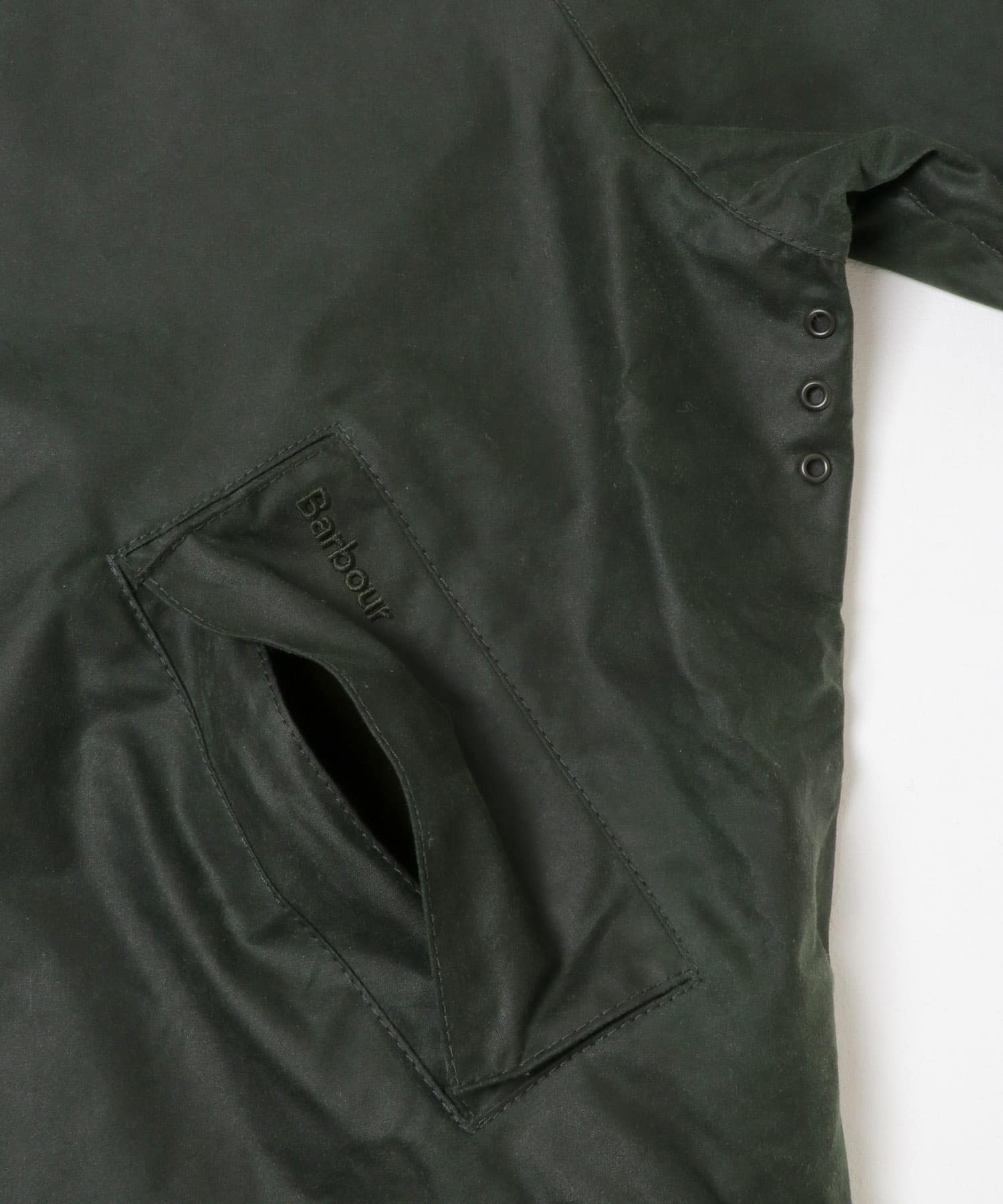 Barbour　OS TRANSPORT WAX JACKET sage 36