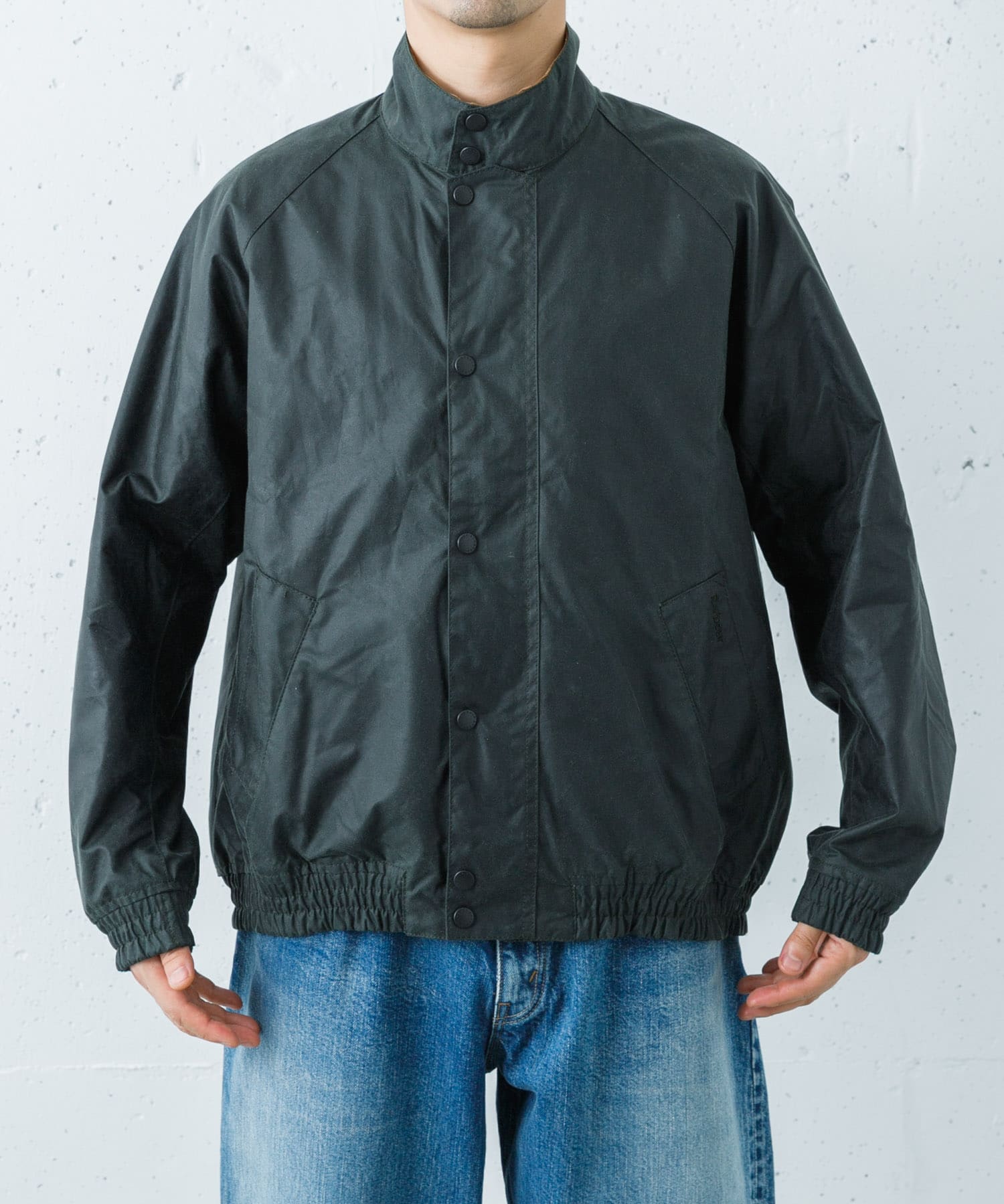 Barbour　BLOUSON TRANSPORT WAX JACKET sage 36