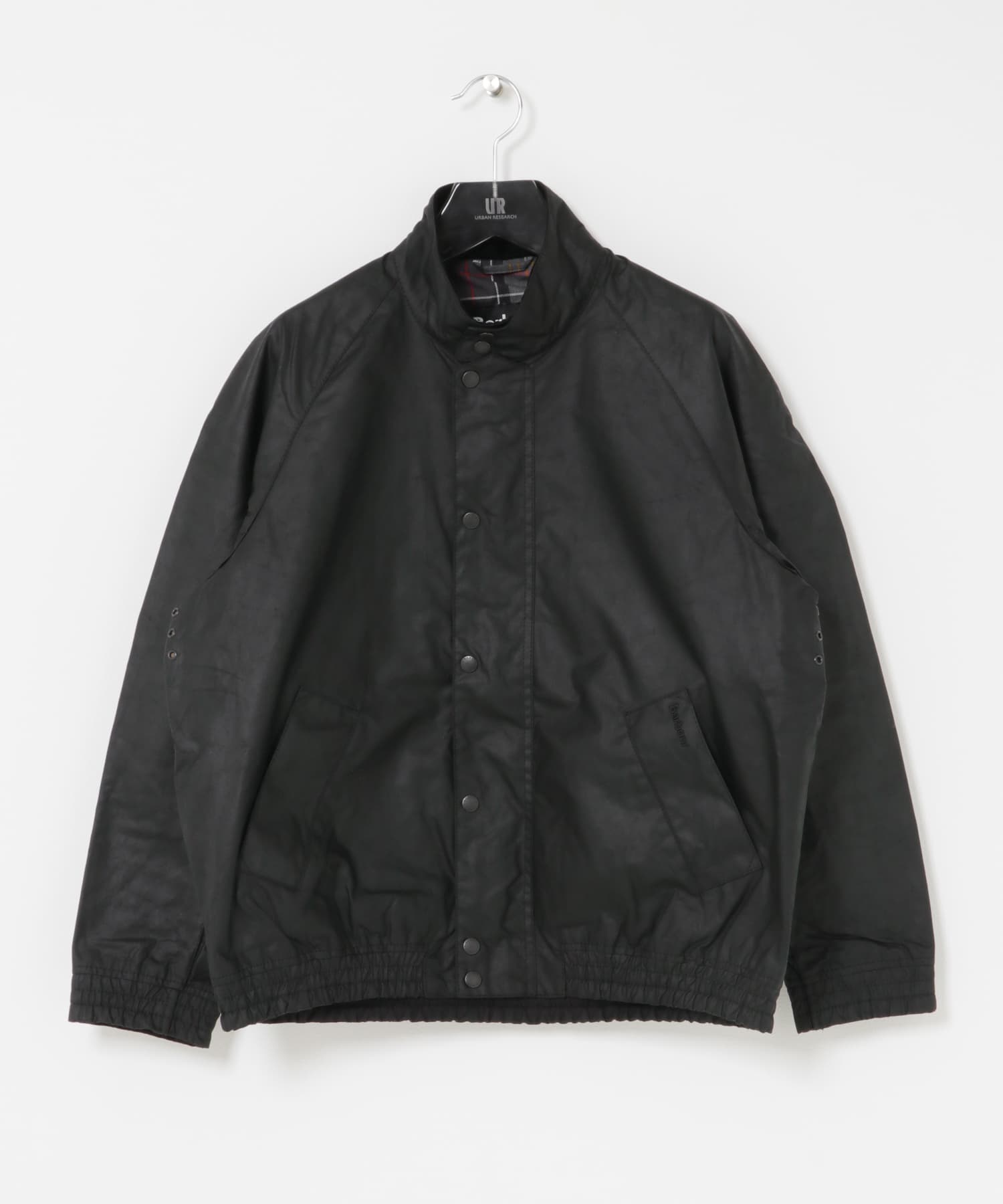 Barbour　BLOUSON TRANSPORT WAX JACKET black 42