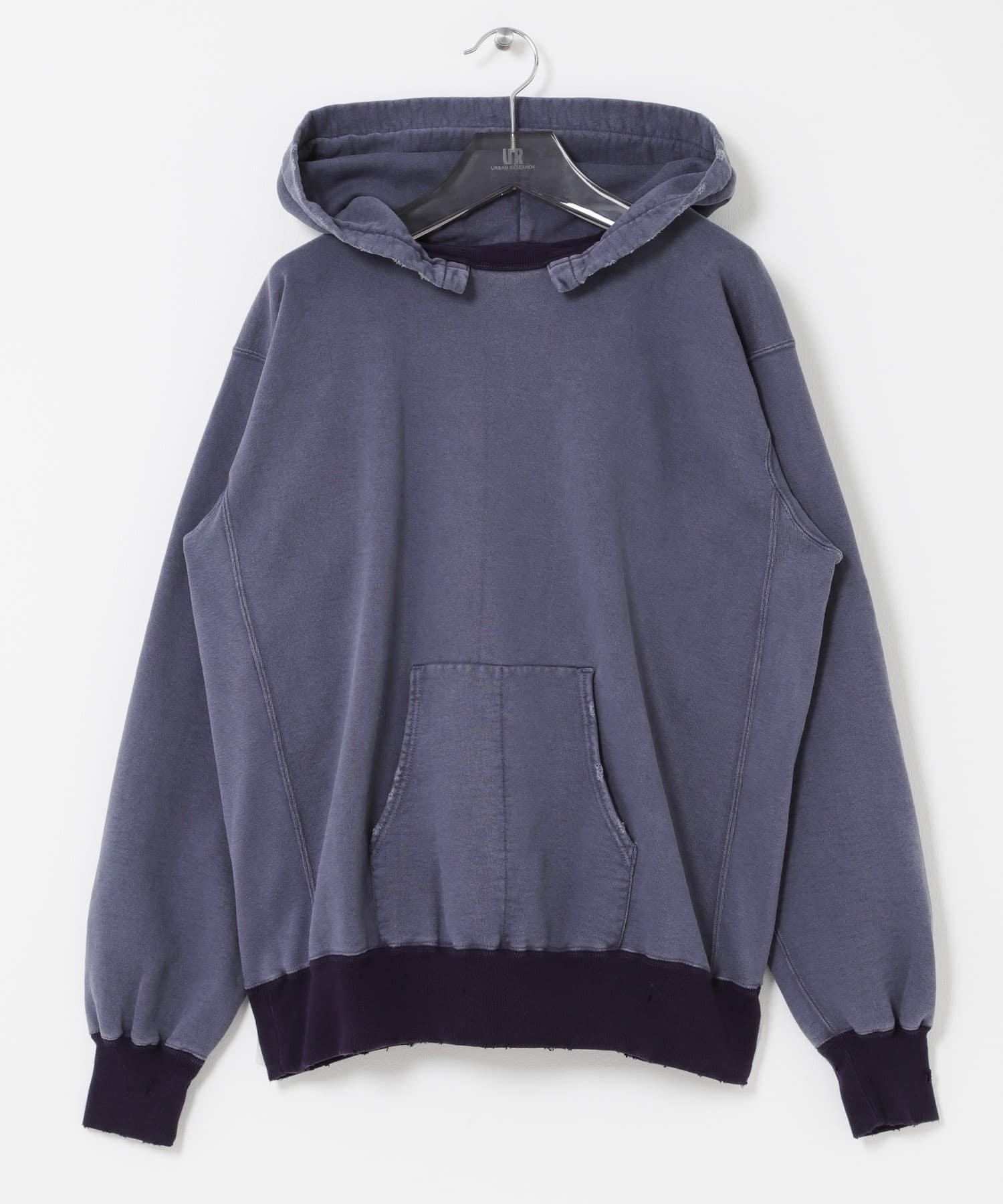 NEXUSVII.　DAMAGED 2TONE AFTER HOODY