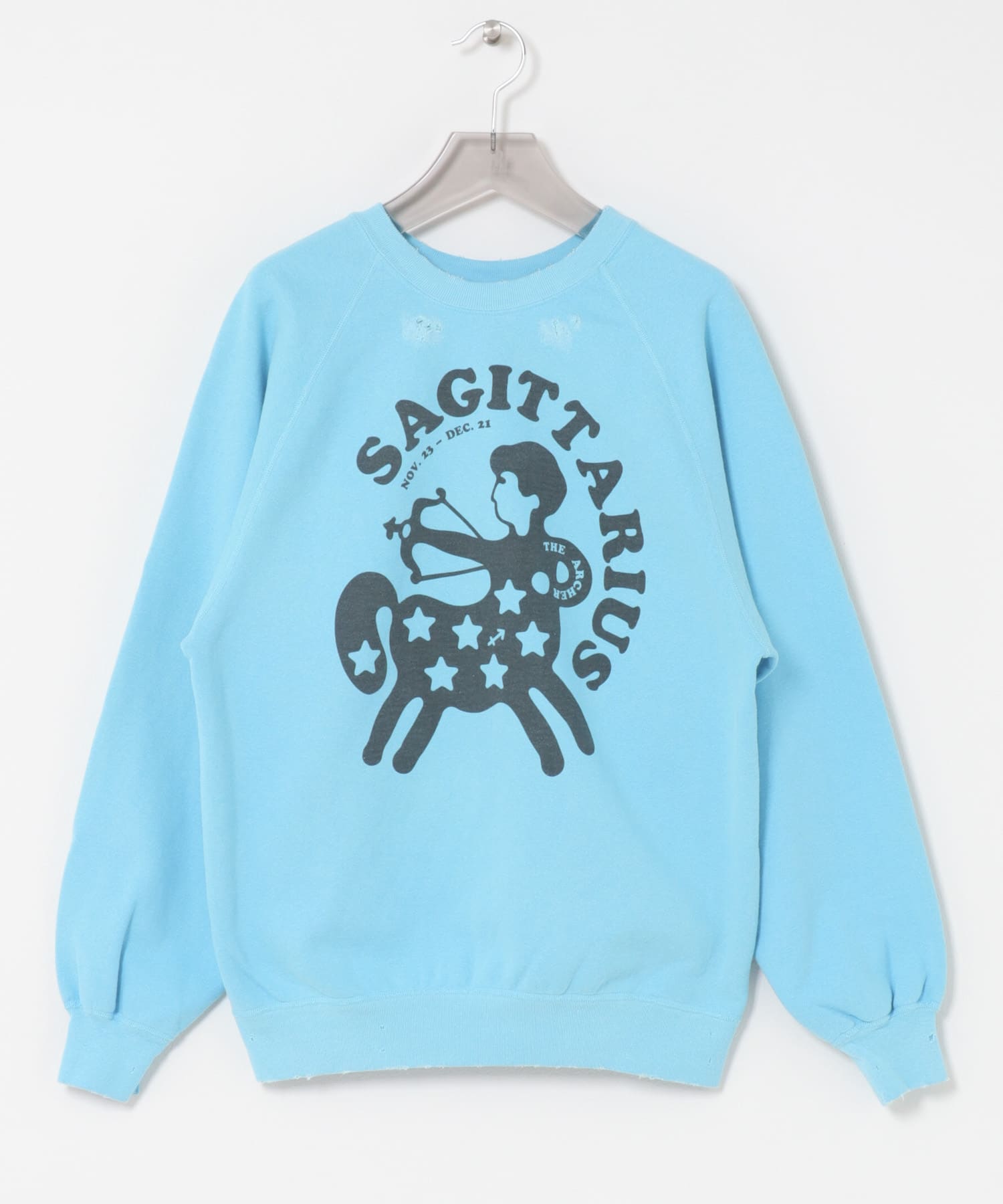 NEXUSVII.　SAGITTARIUS CREW SWEAT LIGHT BLUE M