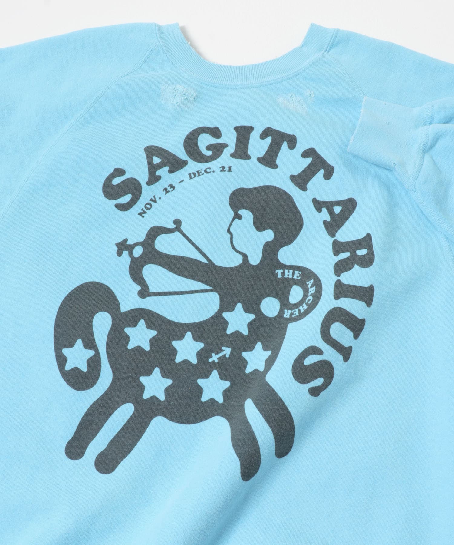 NEXUSVII.　SAGITTARIUS CREW SWEAT LIGHT BLUE M