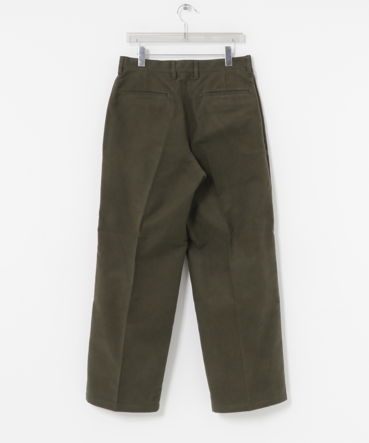 REVERBERATE　MOLESKIN TROUSERS OLIVE 2