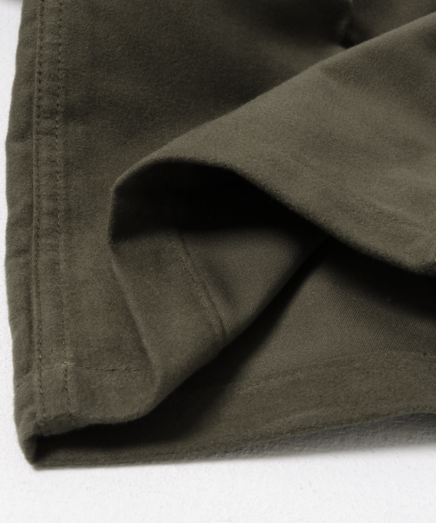 REVERBERATE　MOLESKIN TROUSERS OLIVE 2