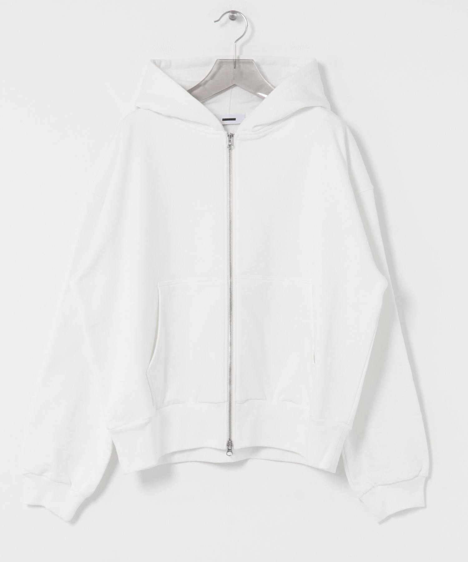 REVERBERATE　FULL ZIP HOODY WHITE 2