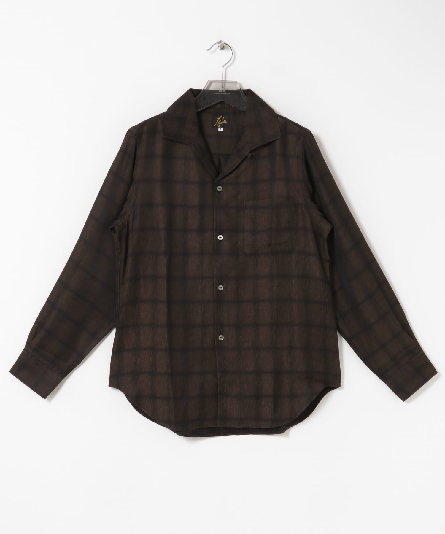 Needles　Italian Collar Shirts BROWN S