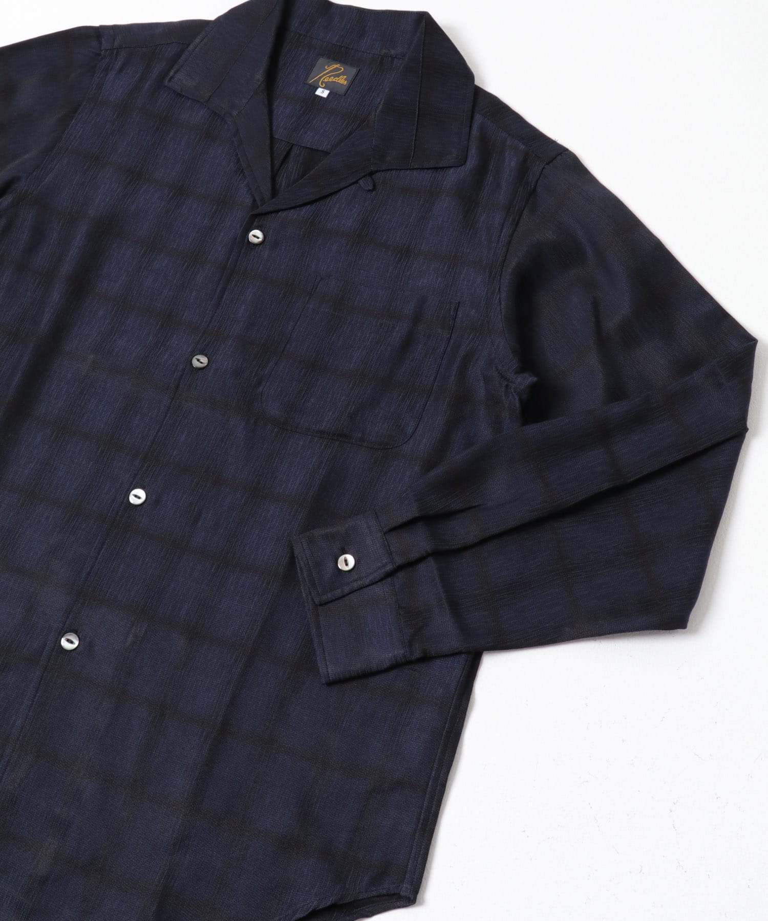 Needles　Italian Collar Shirts NAVY S
