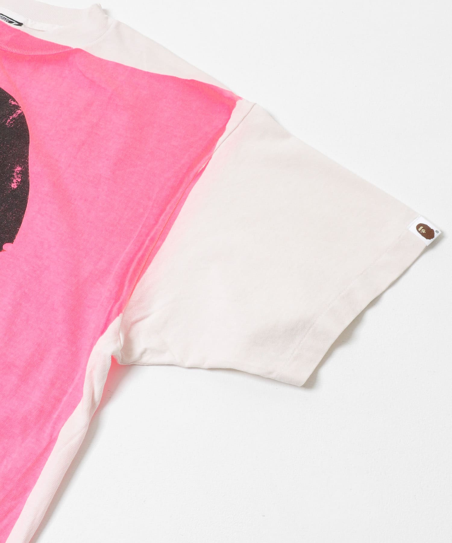 SAINT M××××××　BAPE HANDPRINT WHT/PNK M