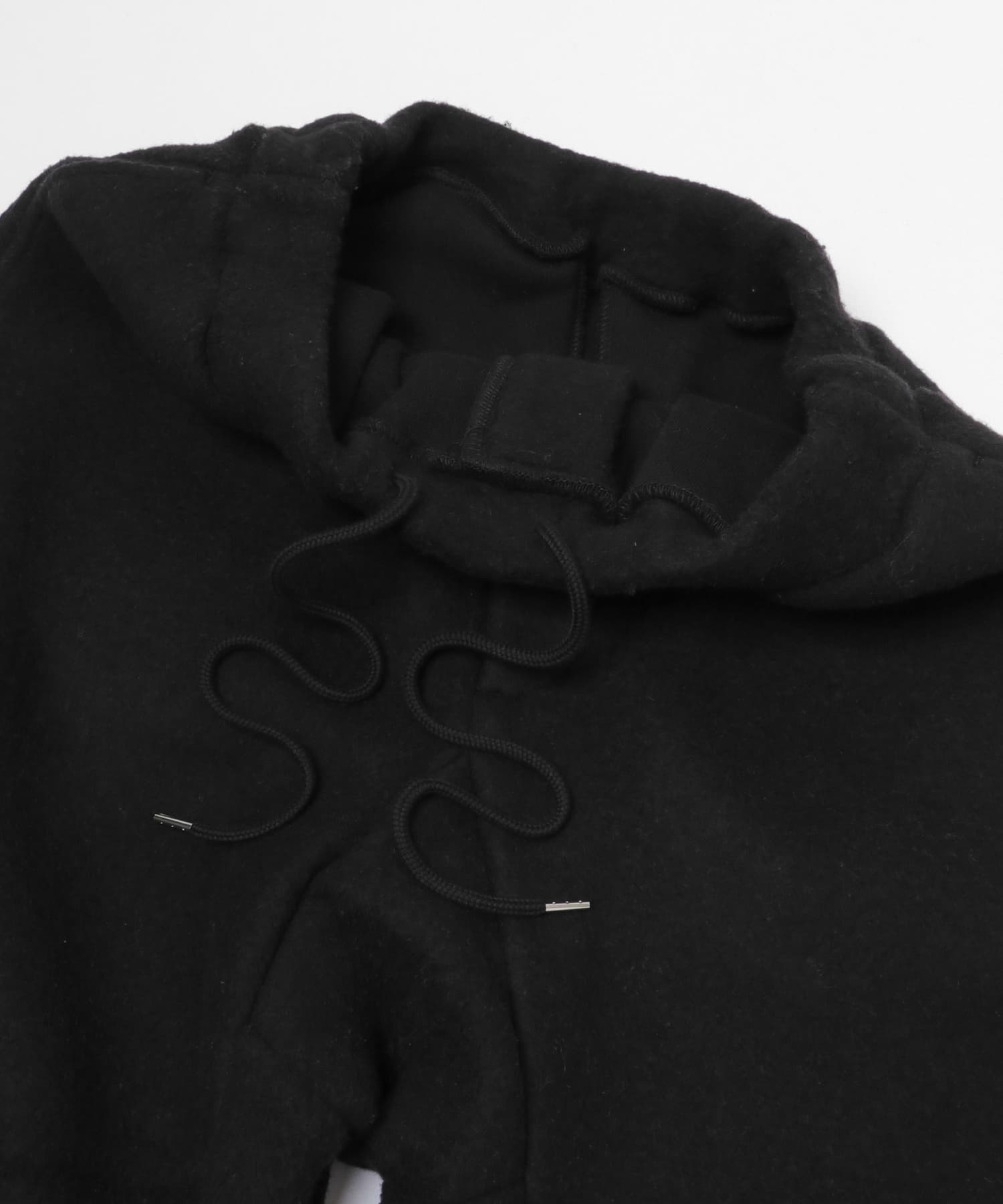 SEEALL　TWISTED SWEAT PANTS BLACK 2