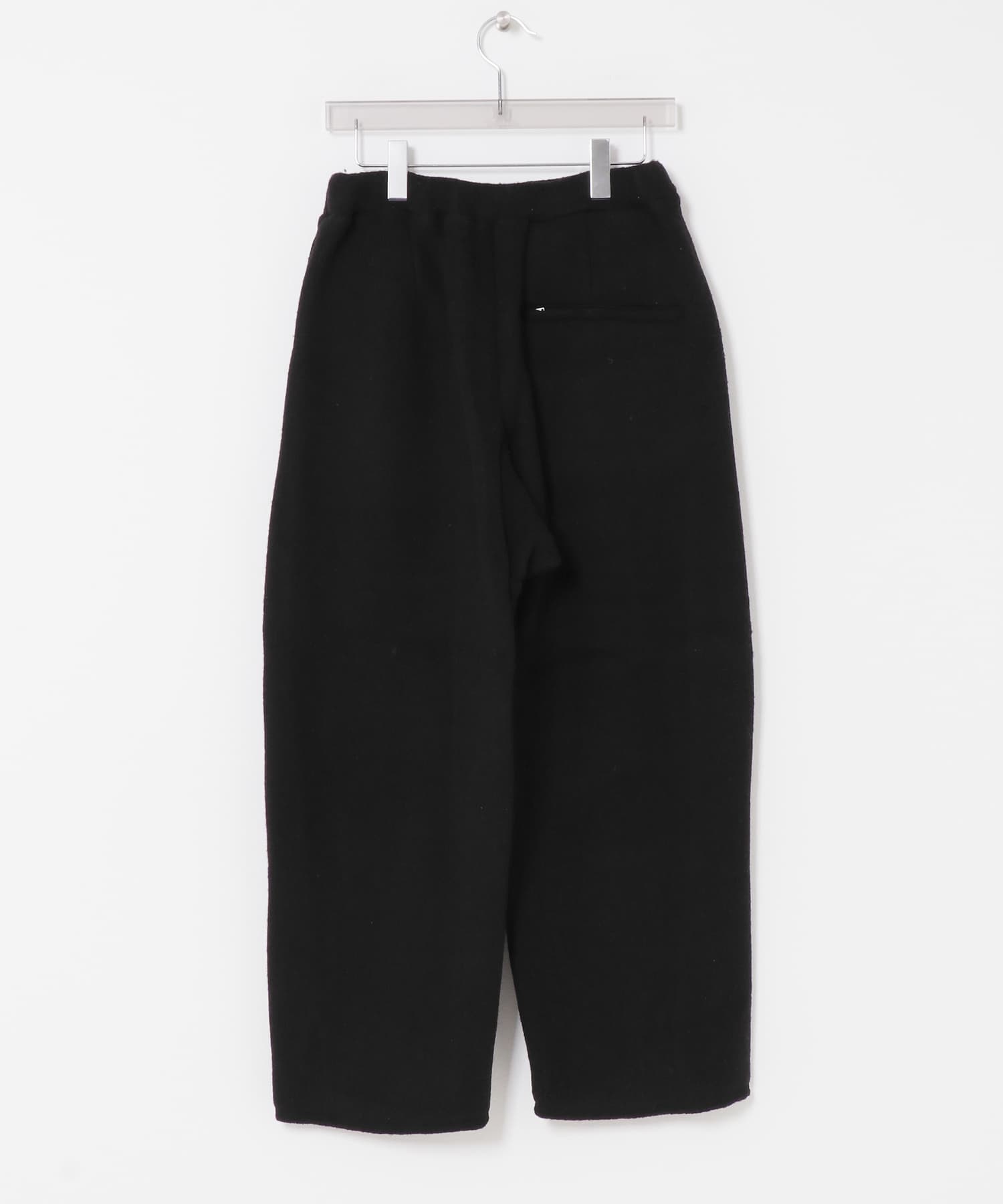 SEEALL　TWISTED SWEAT PANTS BLACK 2