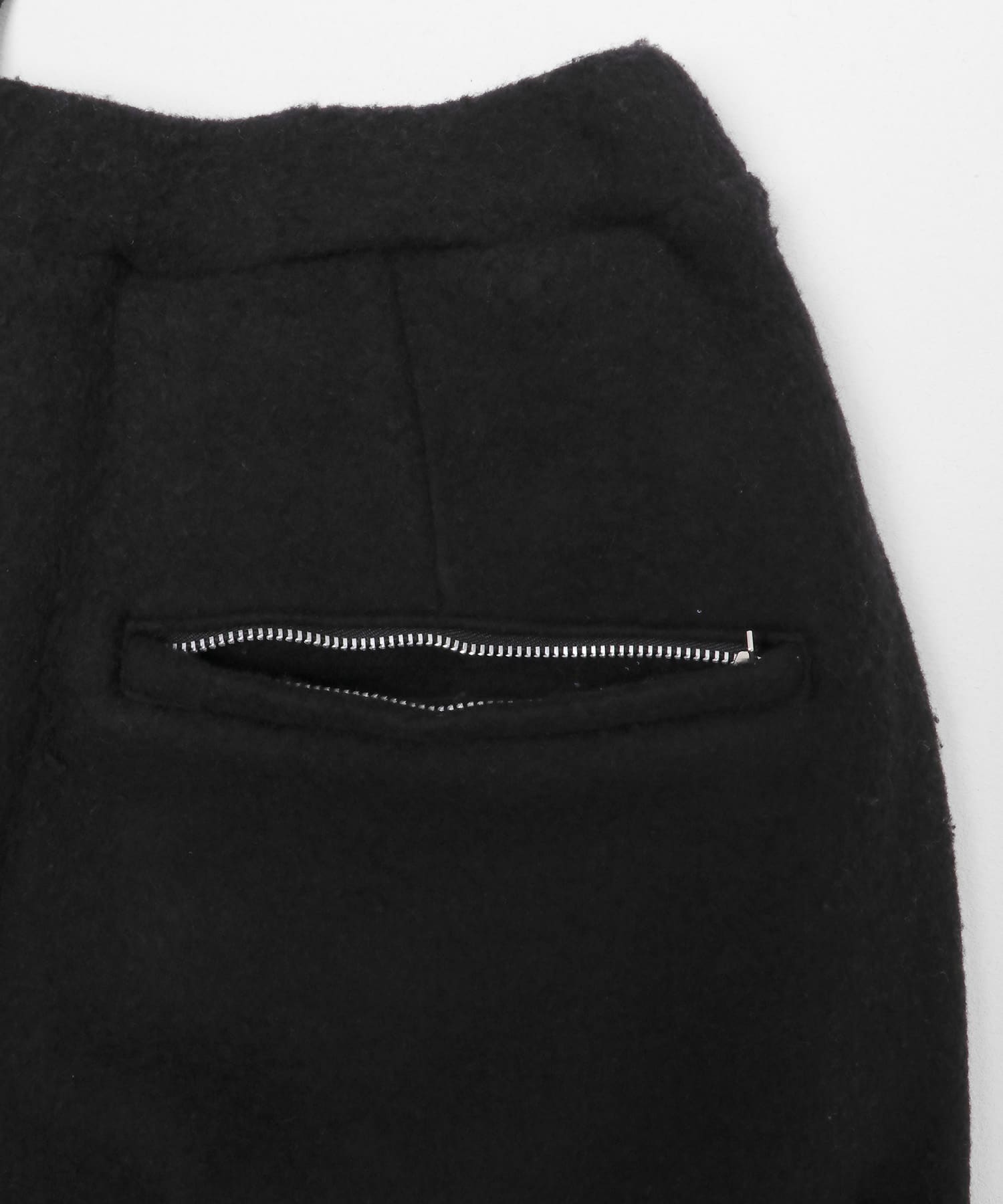 SEEALL　TWISTED SWEAT PANTS BLACK 2