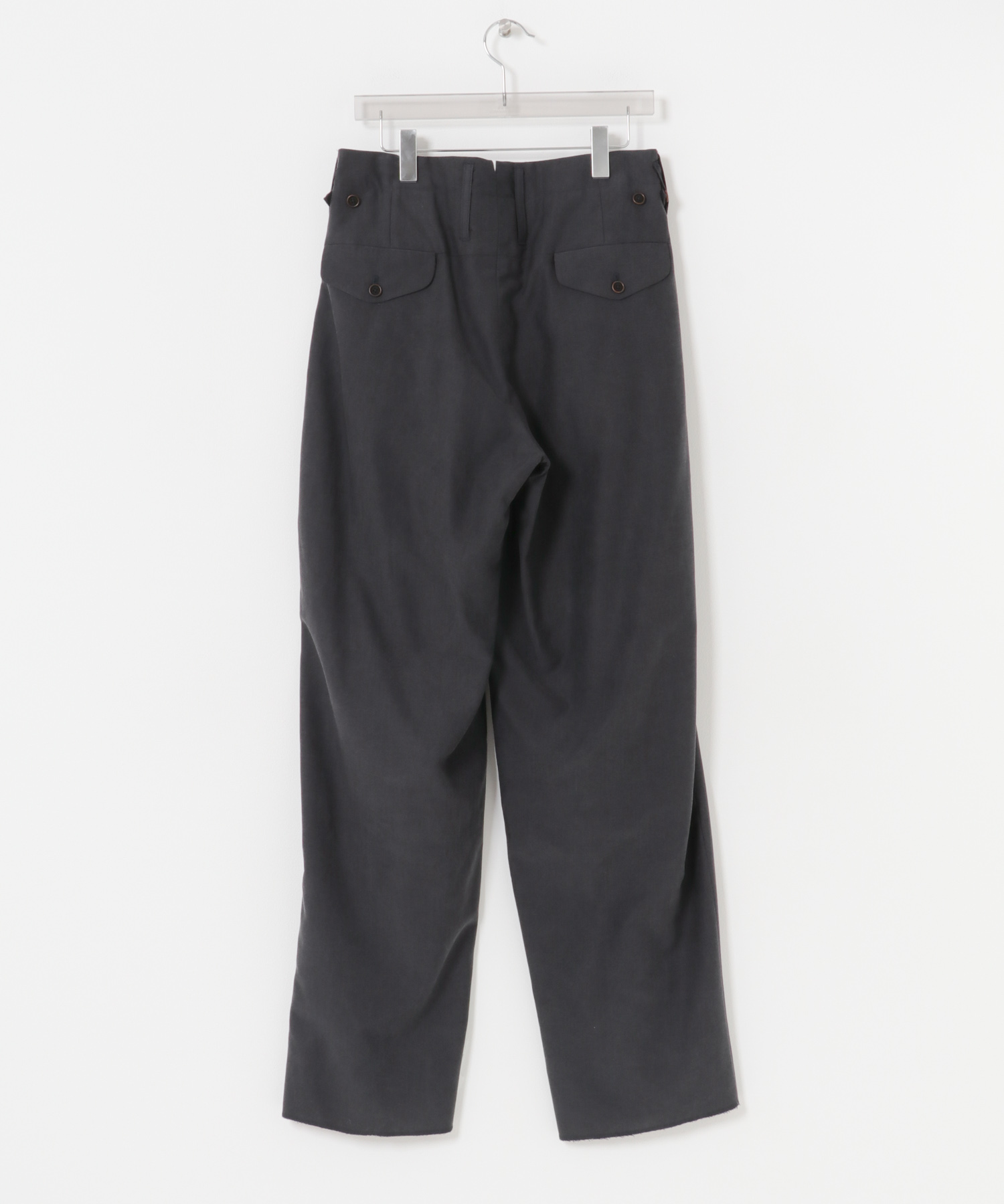MAATEE&SONS　MILITARY SLACKS Rモールスキン GRAY 1