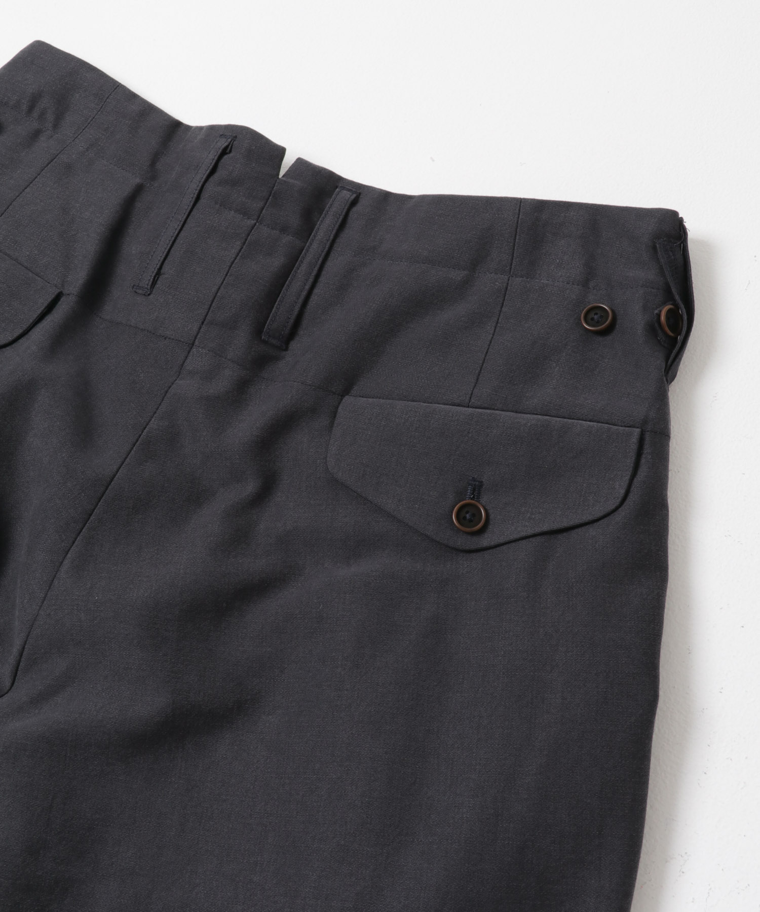 MAATEE&SONS　MILITARY SLACKS Rモールスキン GRAY 1