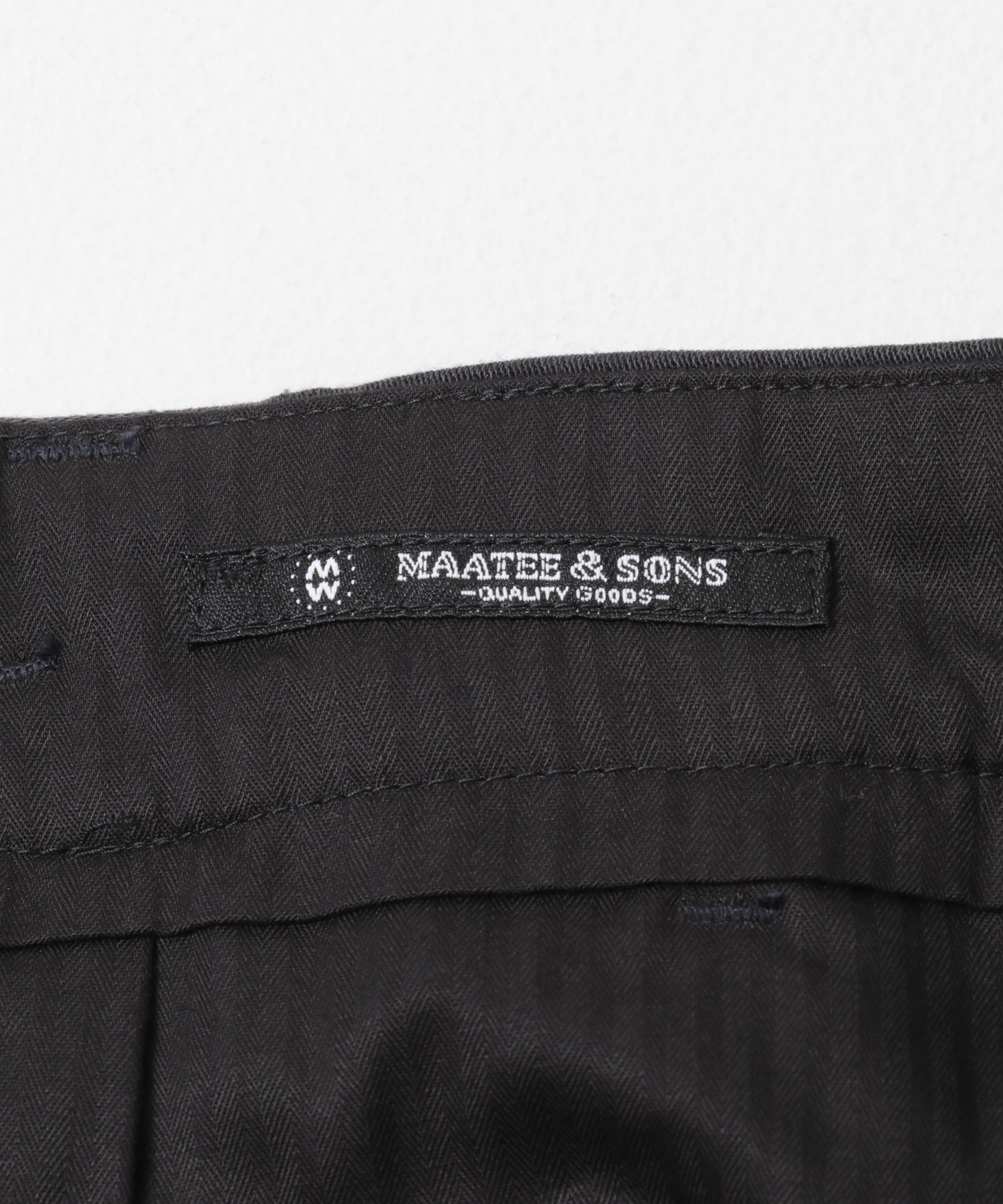 MAATEE&SONS　MILITARY SLACKS Rモールスキン GRAY 1