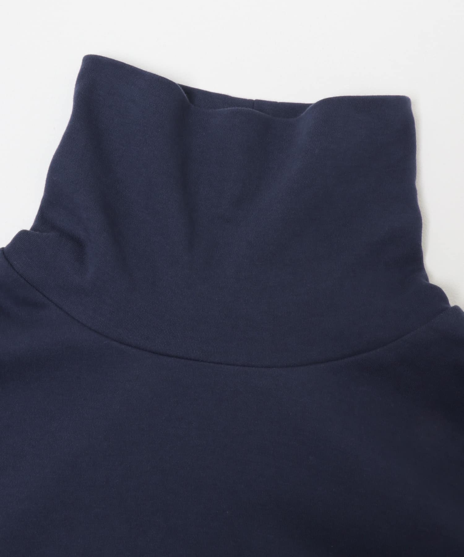 DRESS　Cotton Plane Turtleneck NAVY M