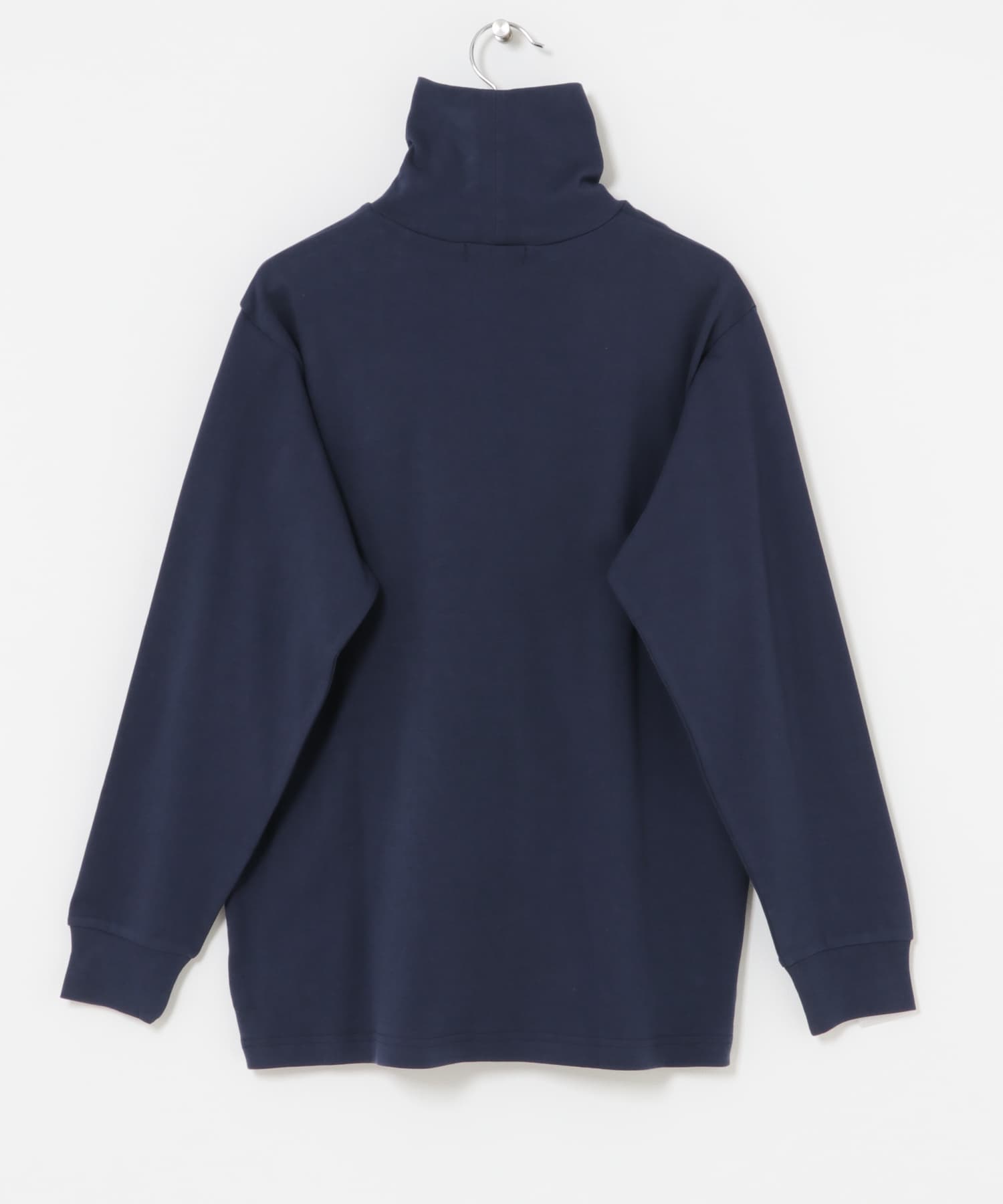 DRESS　Cotton Plane Turtleneck NAVY M