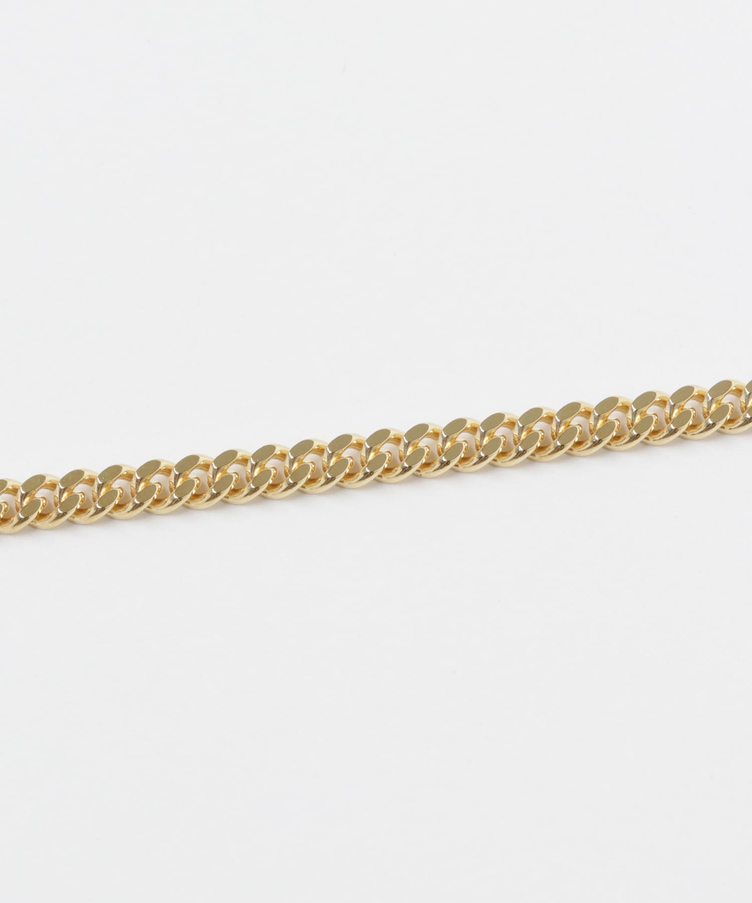 TOM WOOD　Curb Bracelet M Gold S925/18KGP 7