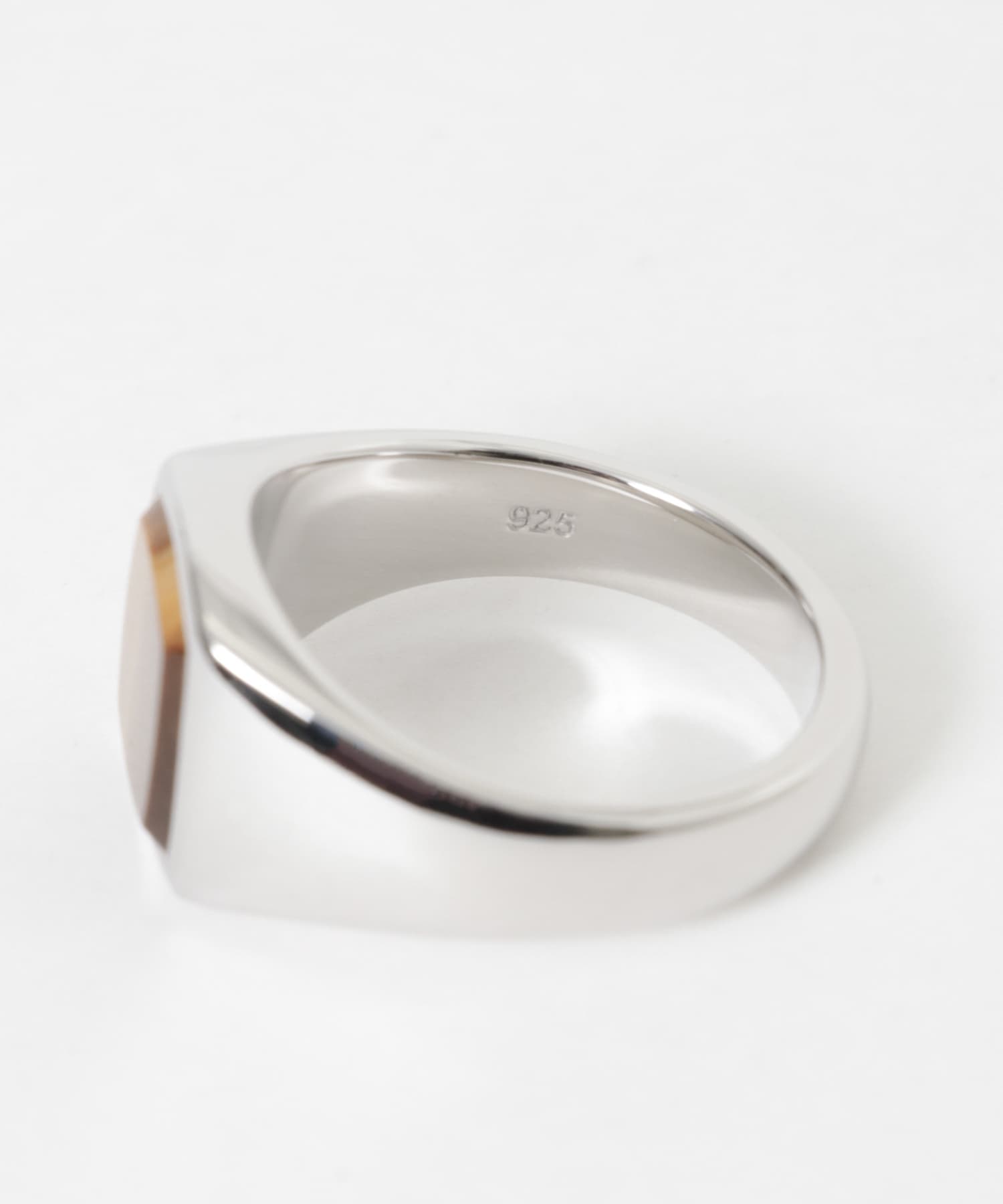 TOM WOOD　Kay Ring Tiger Eye S925 54