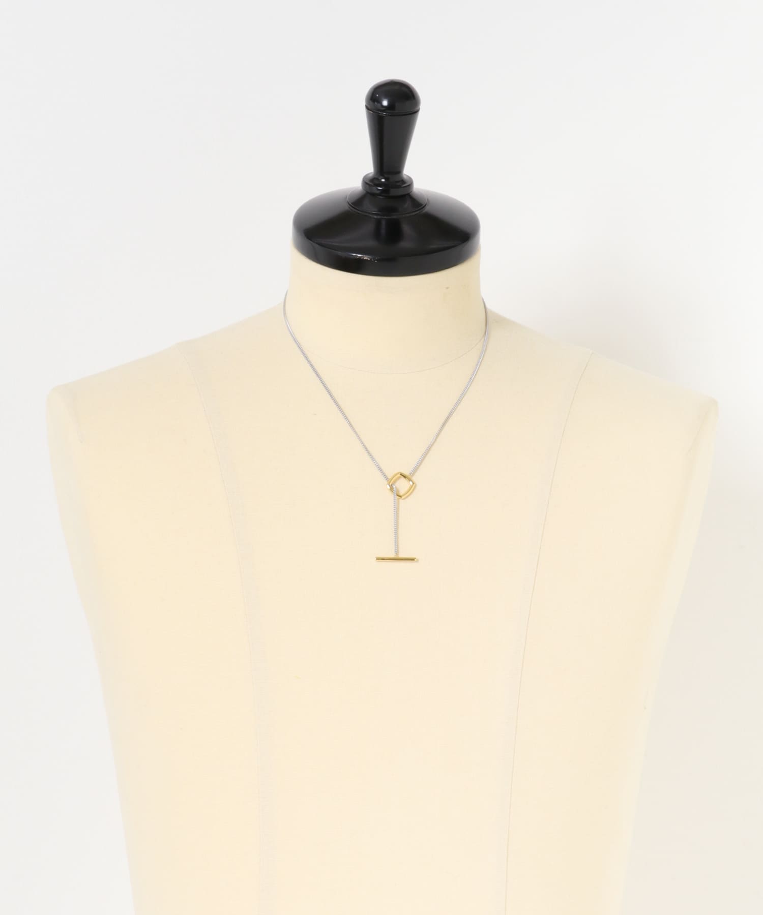 TOM WOOD　Frame Pendant Duo S925 20.5