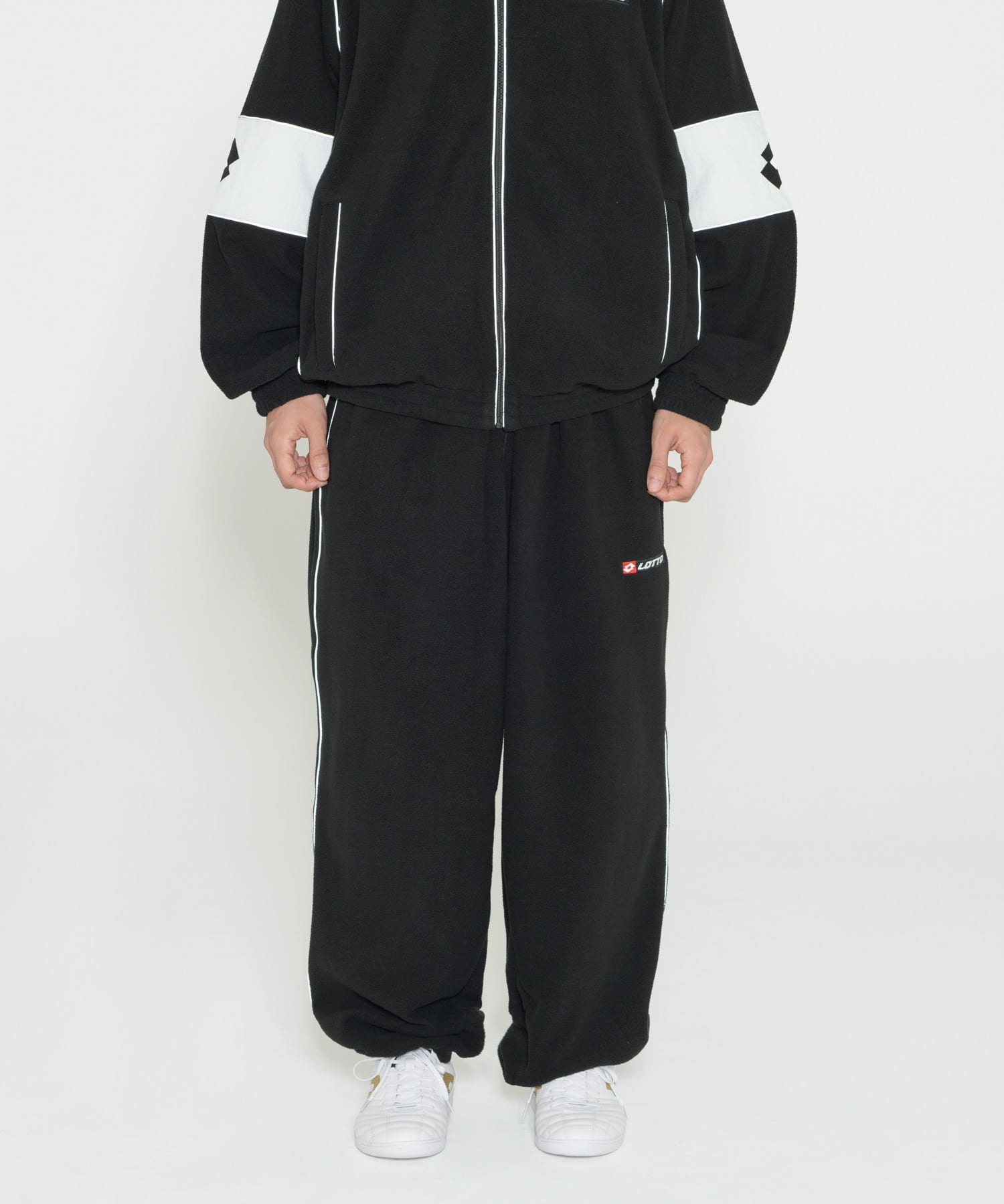 LOTTO　POLARTEC TRACK PANTS BLACK M