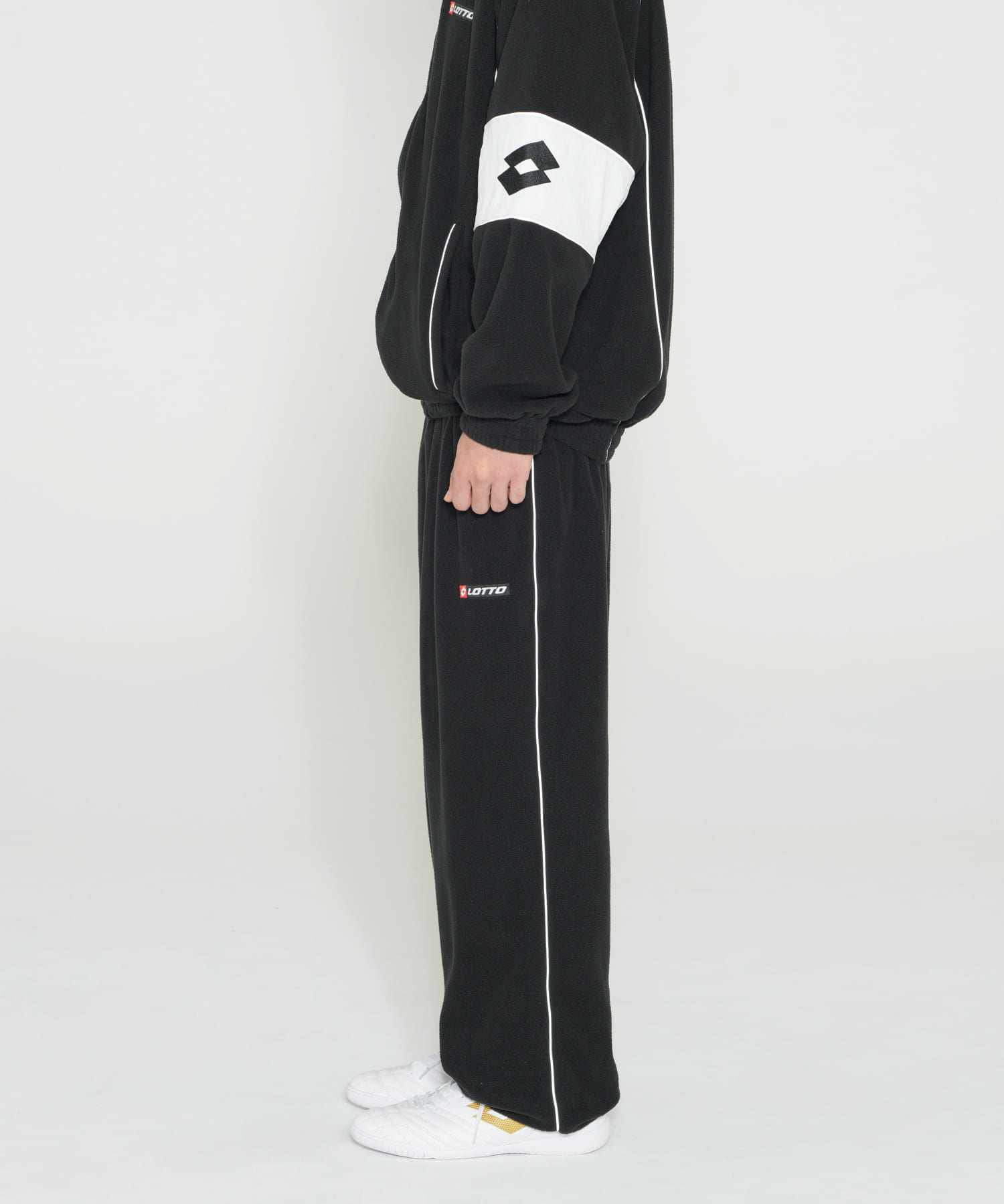 LOTTO　POLARTEC TRACK PANTS BLACK M