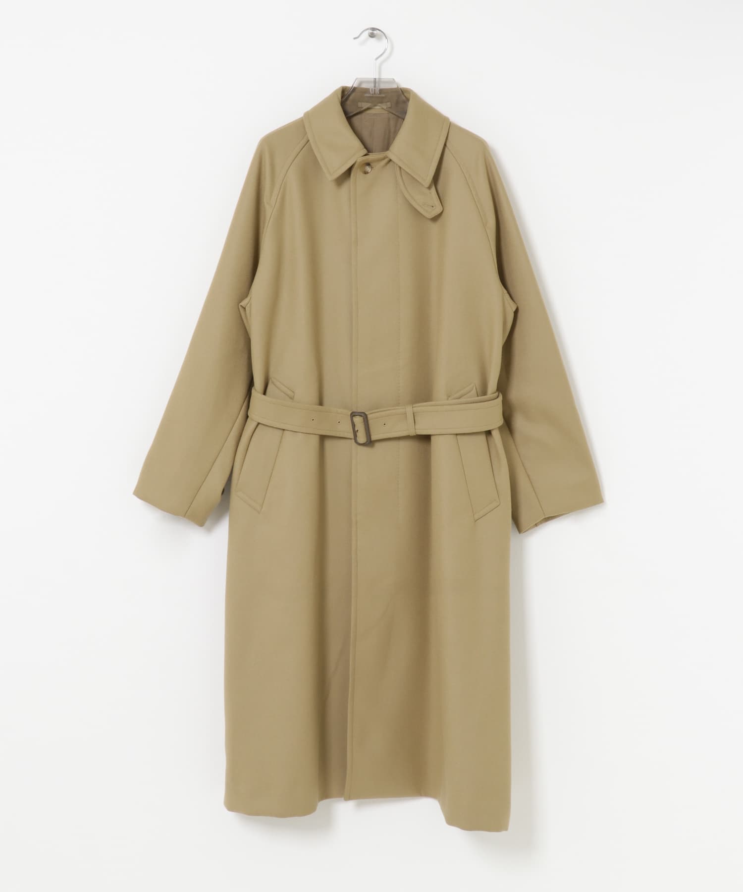 YLEVE　SUPER100'S WOOL MELTON COAT