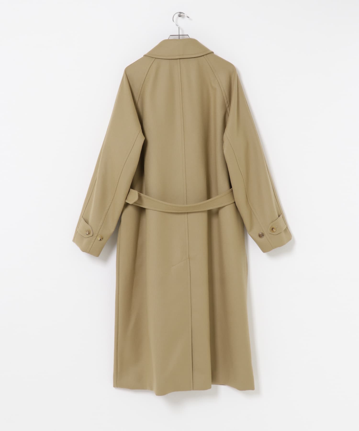 YLEVE SUPER100'S WOOL MELTON COAT(4 010 BLACK): アウター｜URBAN