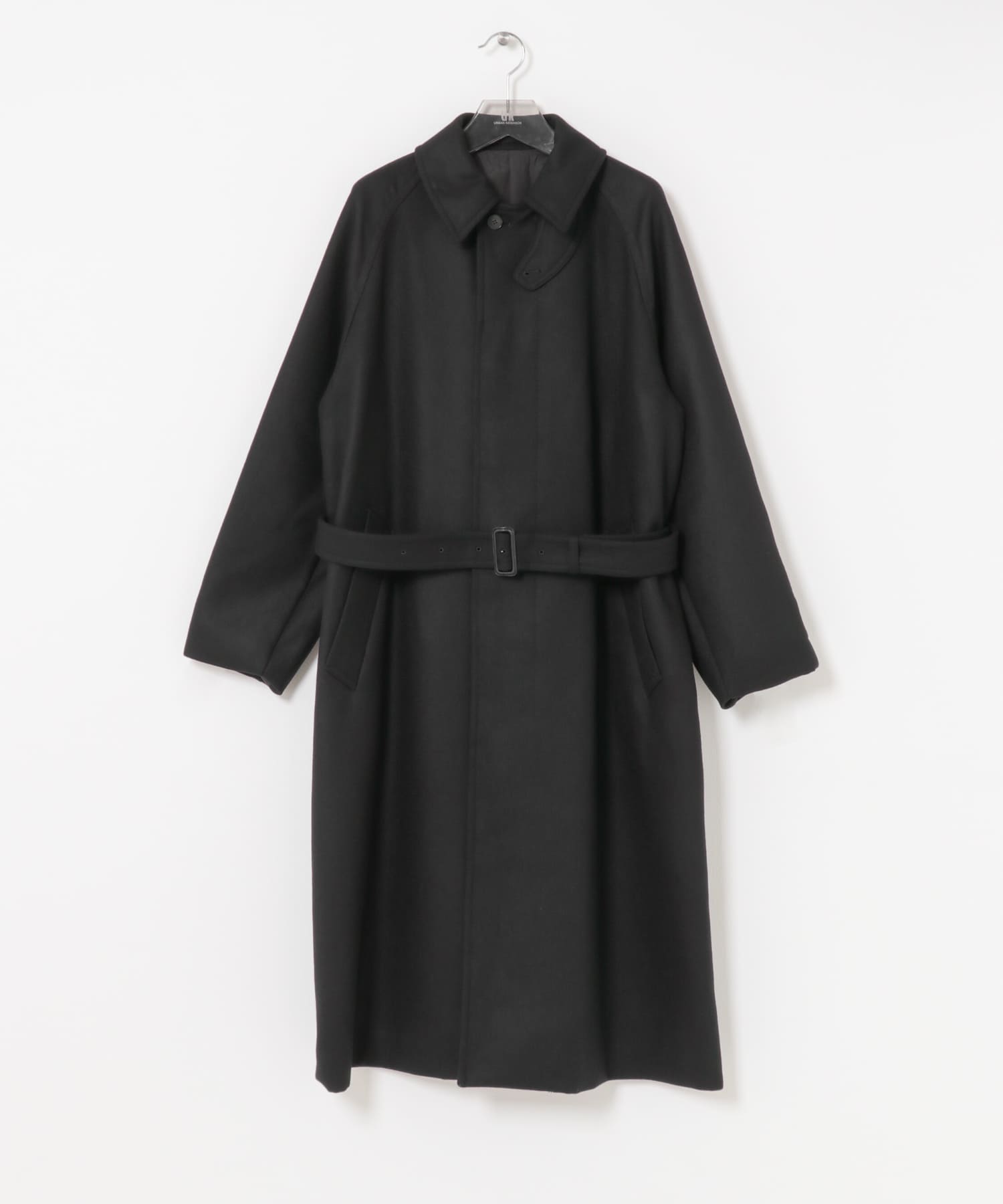 YLEVE SUPER100'S WOOL MELTON COAT(4 010 BLACK): アウター｜URBAN