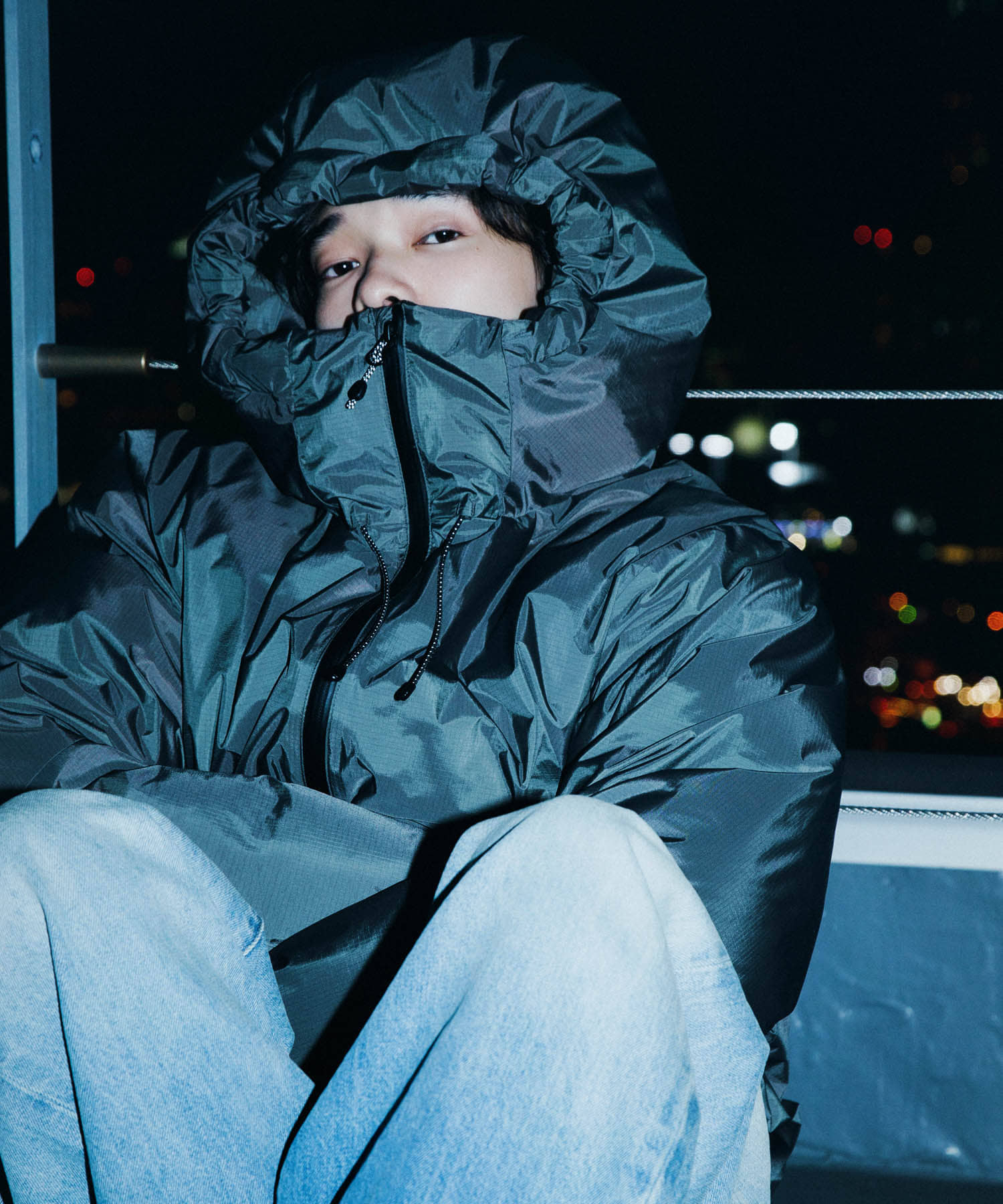 『別注』NANGA×URBAN RESEARCH　AURORA TEX DOWN JACKET CHARCOAL M