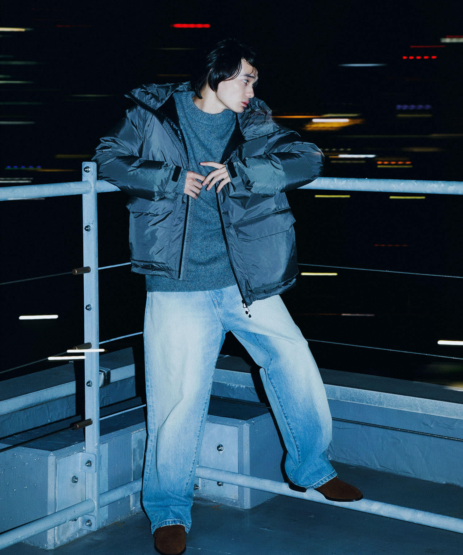 『別注』NANGA×URBAN RESEARCH　AURORA TEX DOWN JACKET CHARCOAL M