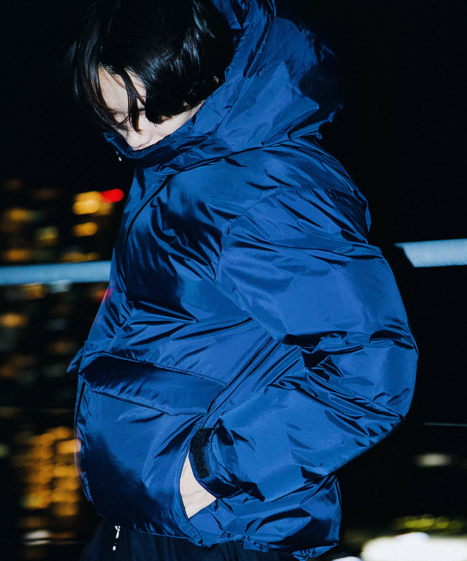 『別注』NANGA×URBAN RESEARCH　AURORA TEX DOWN JACKET NAVY M