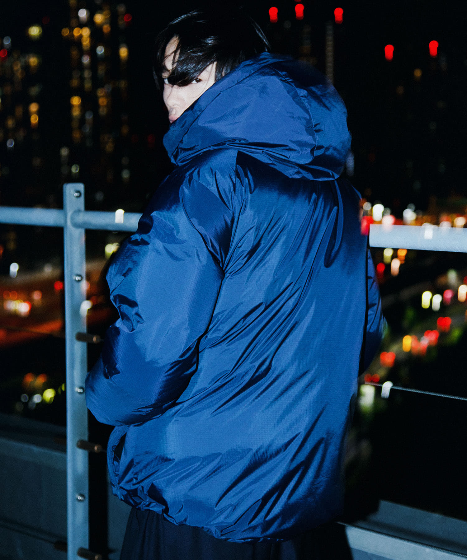 『別注』NANGA×URBAN RESEARCH　AURORA TEX DOWN JACKET NAVY M