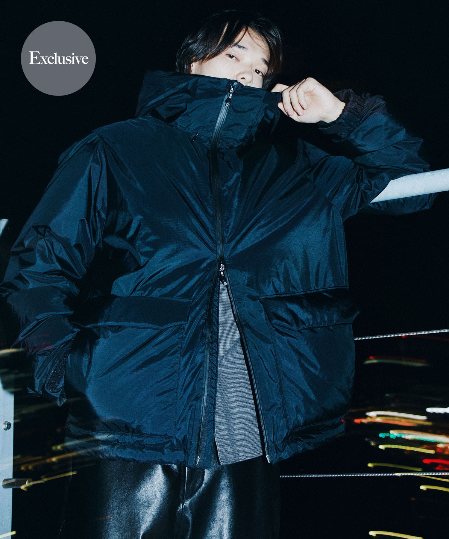 『別注』NANGA×URBAN RESEARCH　AURORA TEX DOWN JACKET BLACK M