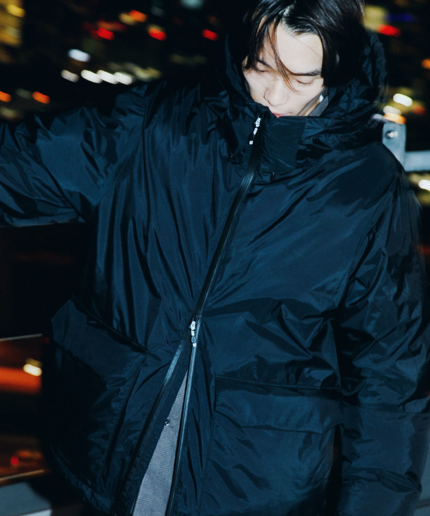 『別注』NANGA×URBAN RESEARCH　AURORA TEX DOWN JACKET BLACK M