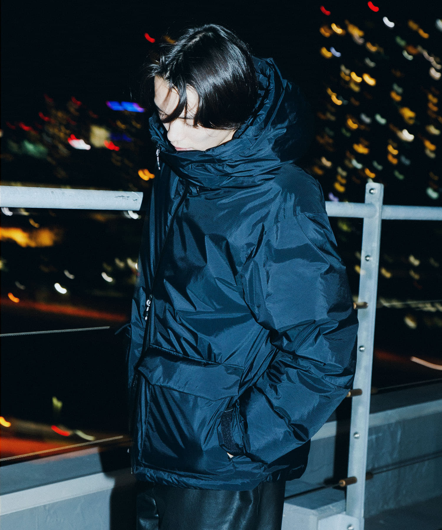 『別注』NANGA×URBAN RESEARCH　AURORA TEX DOWN JACKET BLACK M