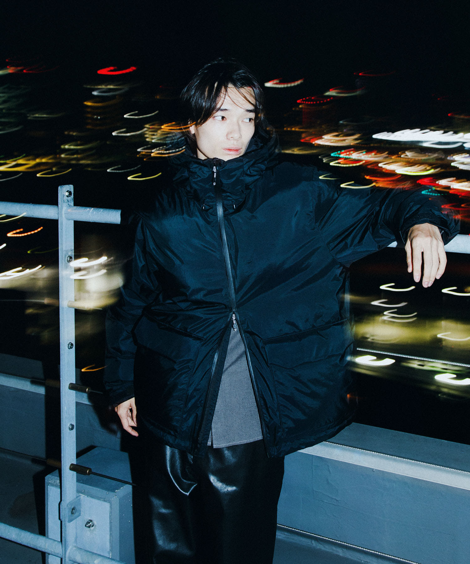 『別注』NANGA×URBAN RESEARCH　AURORA TEX DOWN JACKET BLACK M