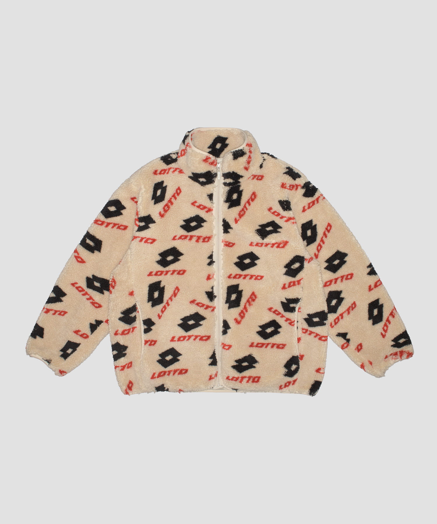 LOTTO　LOGO BOA BLOUSON BEIGE M